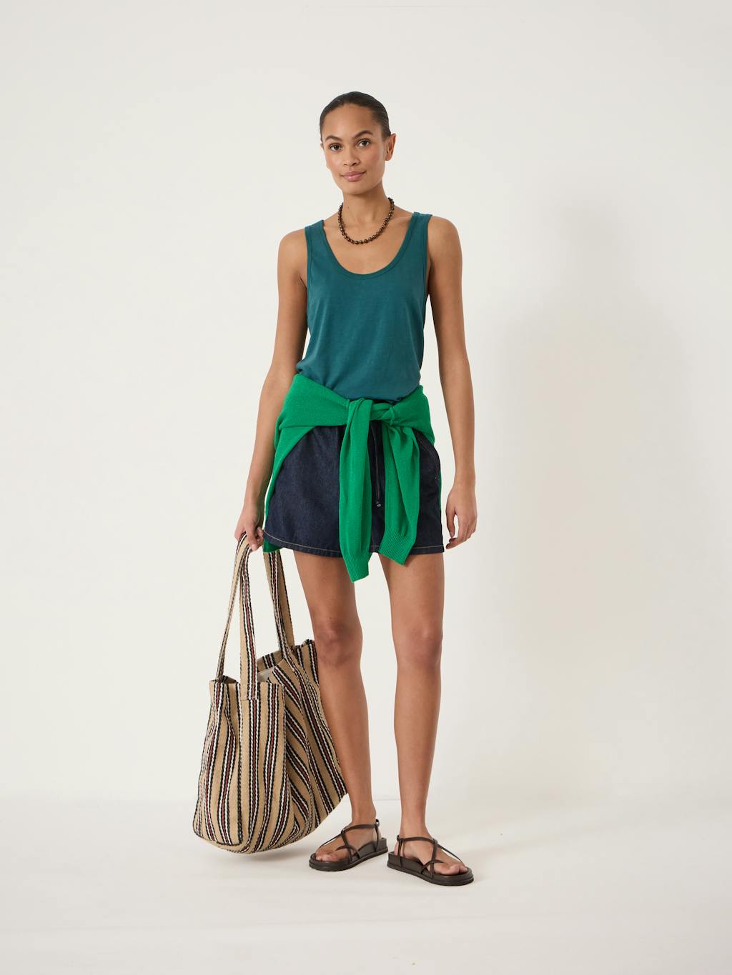 014934-1853-02 Cotton Slub Tank Top