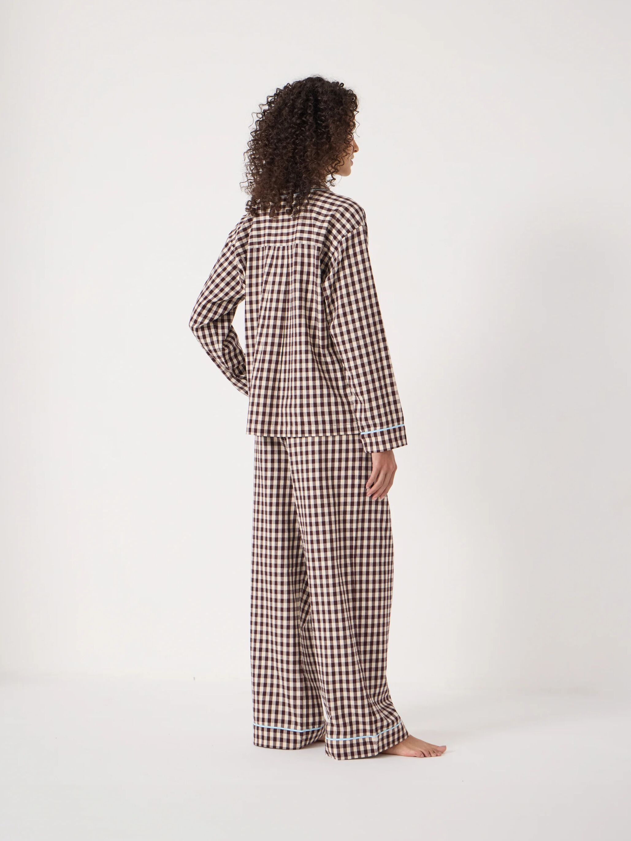 Brushed Cotton Gingham Pyjamas