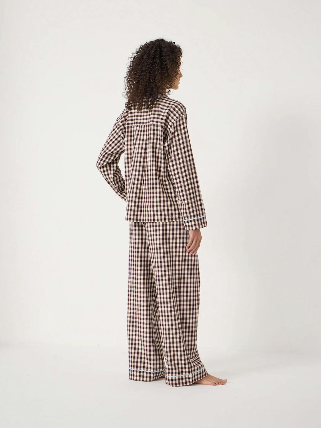 013567-4857-03 Brushed Cotton Gingham Pyjamas