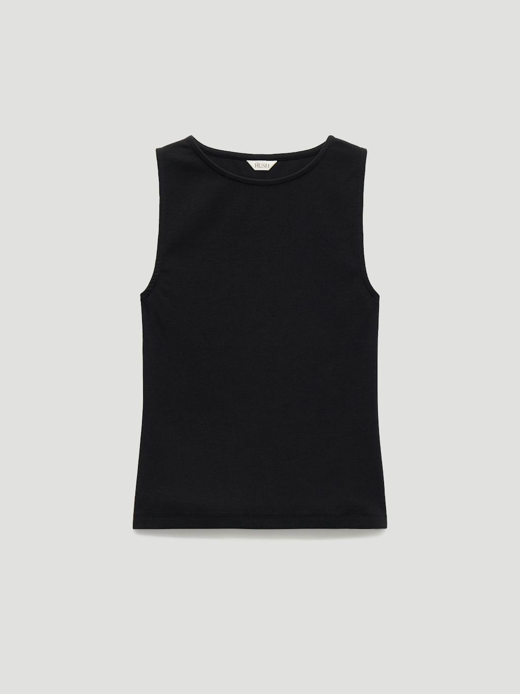 014916-0456-07 Micah Boat Neck Cotton Ribbed Vest