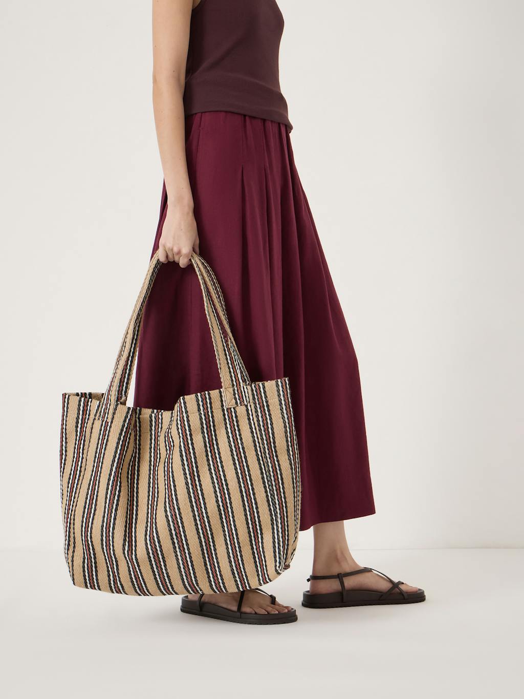 015275-1658-04 Scout Natural Stripe Tote Bag