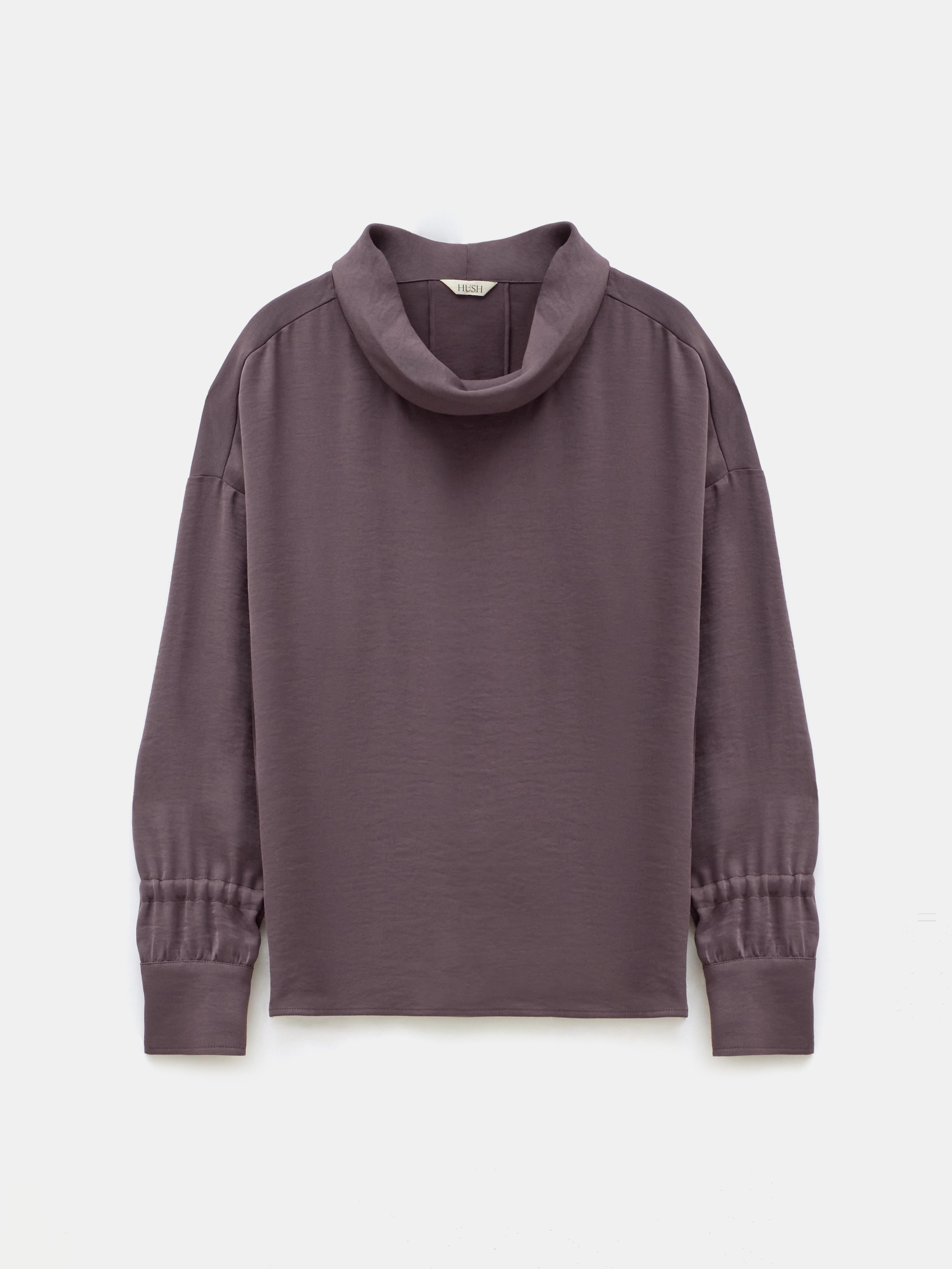 Long Sleeve Cowl Neck Top