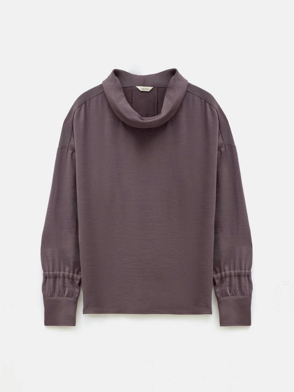 013255-1308-07 Long Sleeve Cowl Neck Top