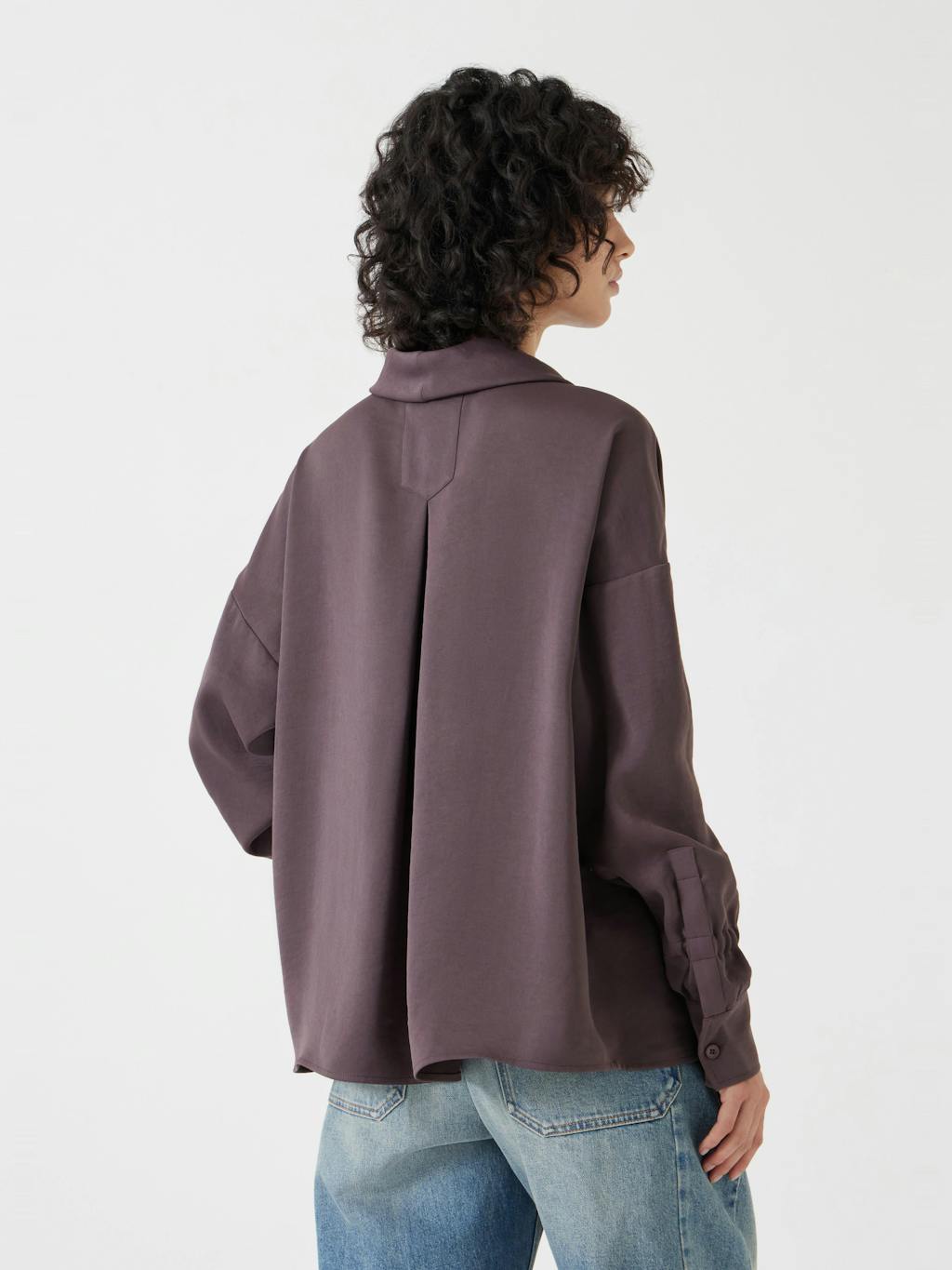 013255-1308-03 Long Sleeve Cowl Neck Top