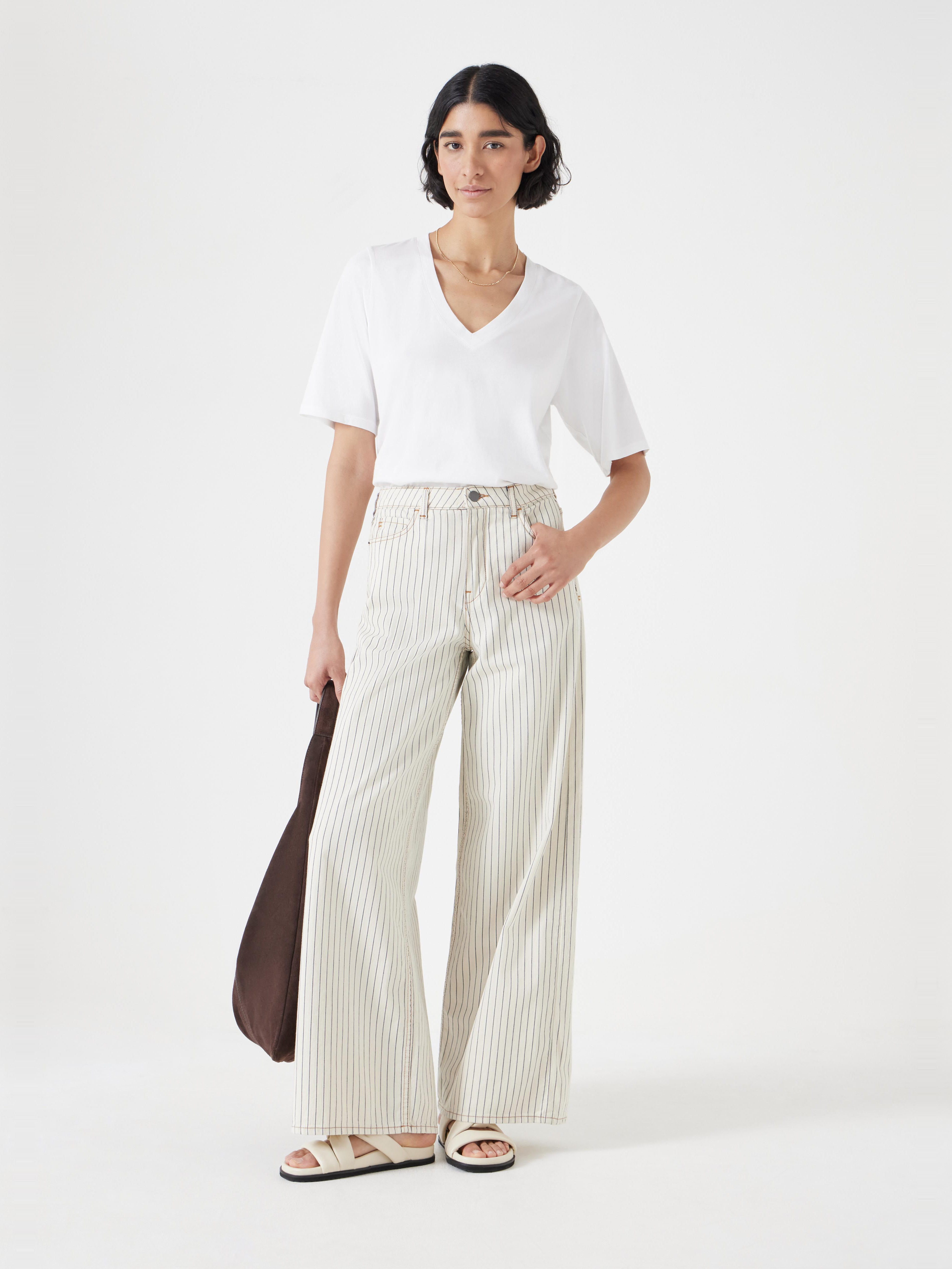 Reece V Neck Drapey T-Shirt