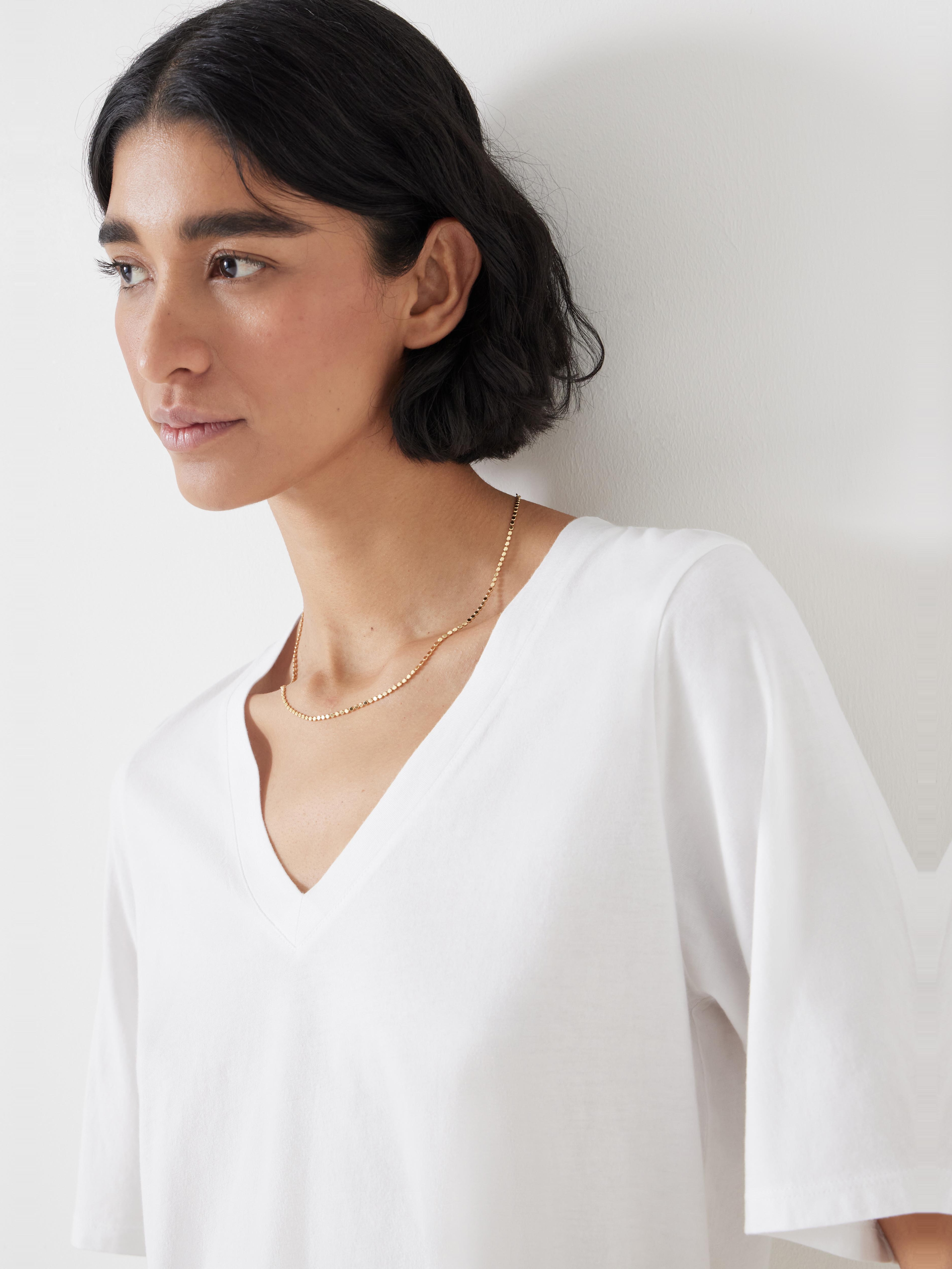 Reece V Neck Drapey T-Shirt