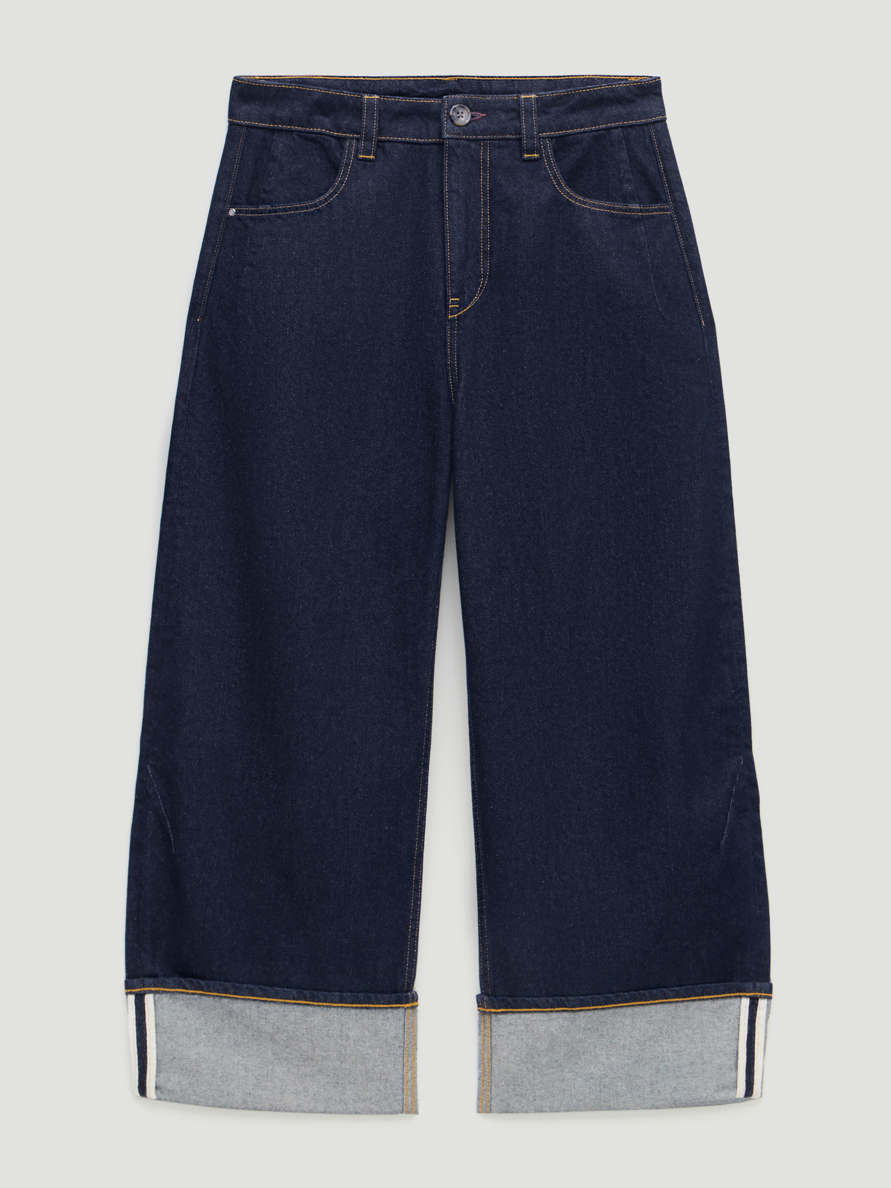 Faith Turn Up Barrel Leg Jeans