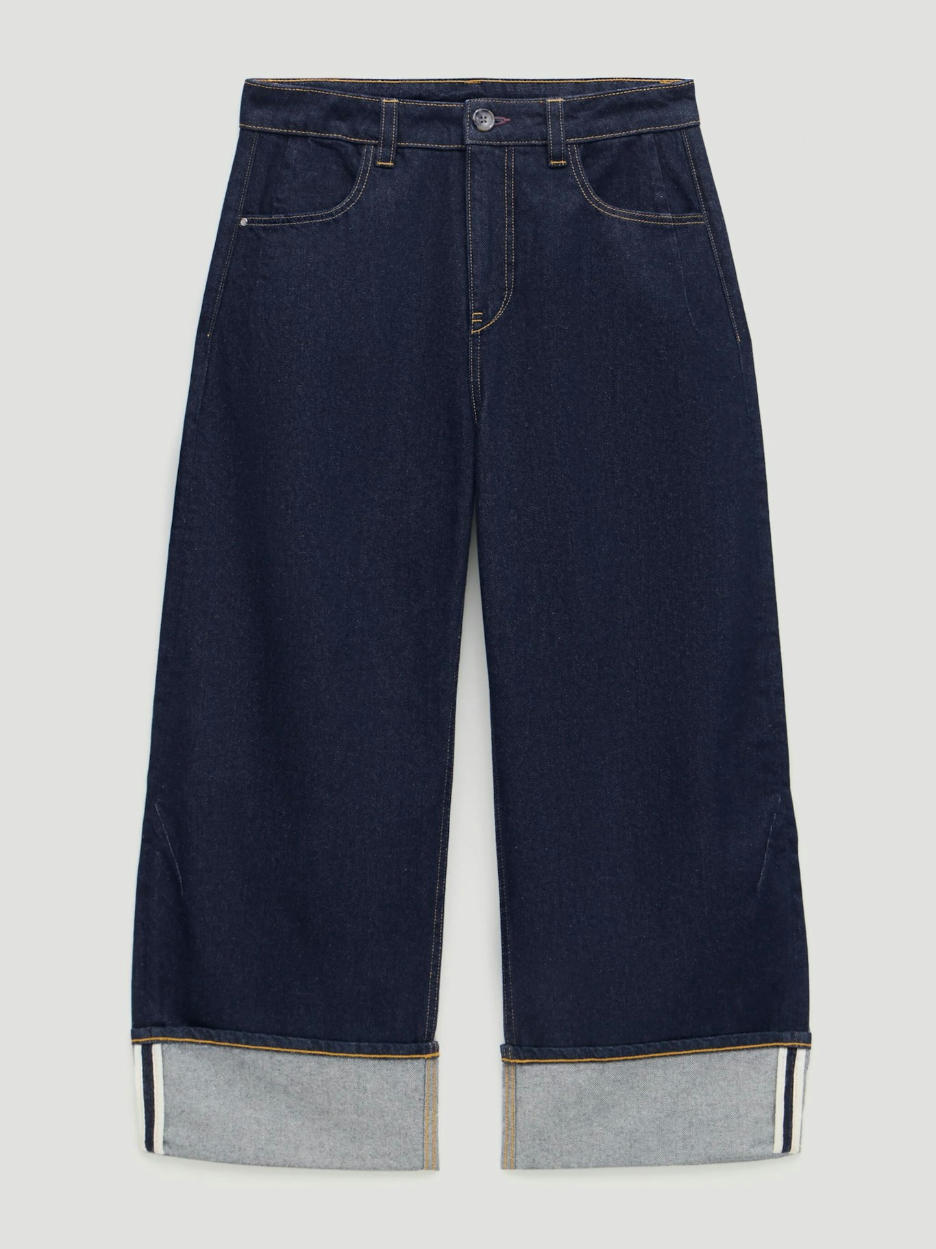 014048-4519-07 Faith Turn Up Barrel Leg Jeans