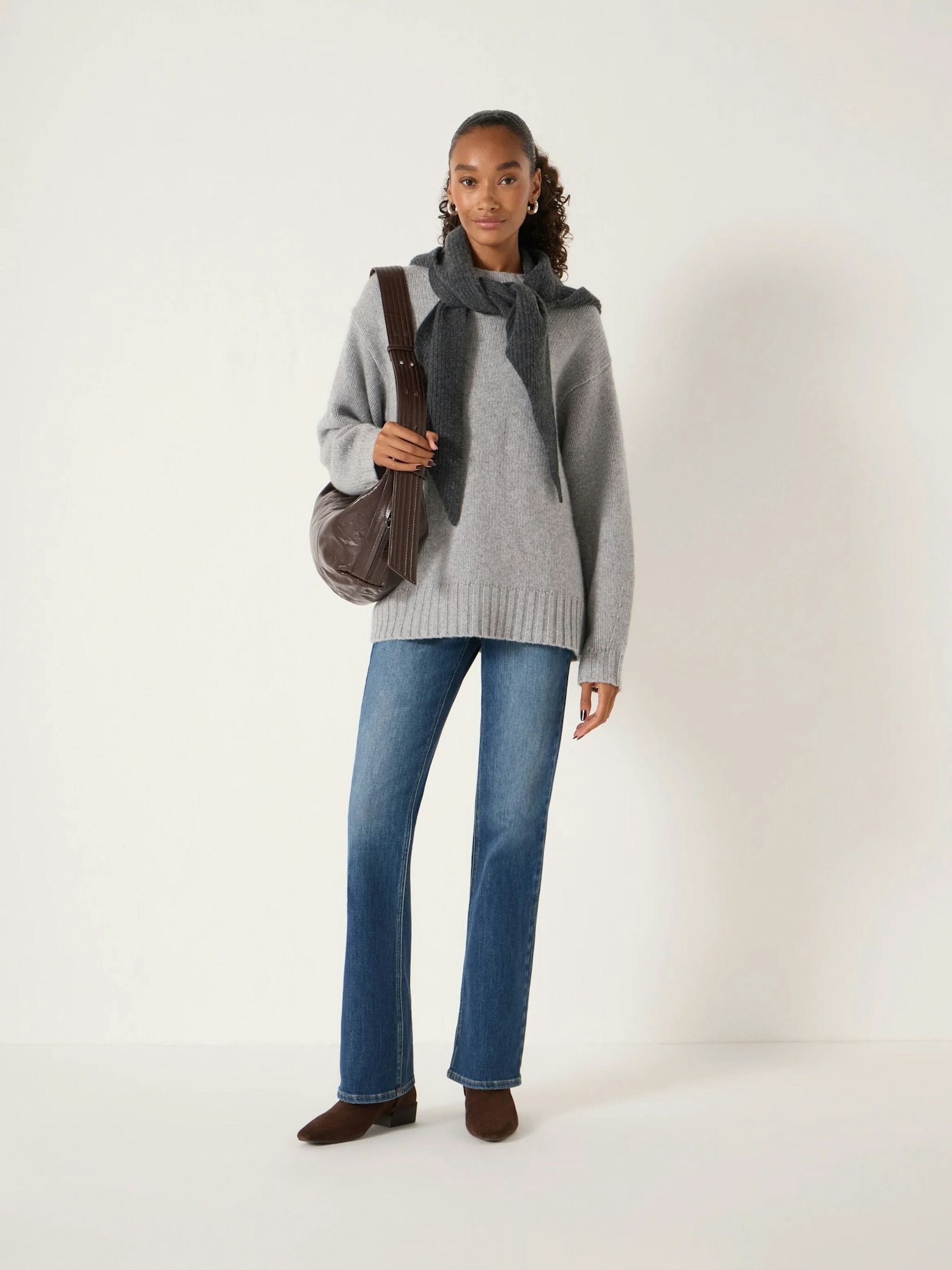 014161-2804-02 Cora Longline Chunky Cashmere Jumper