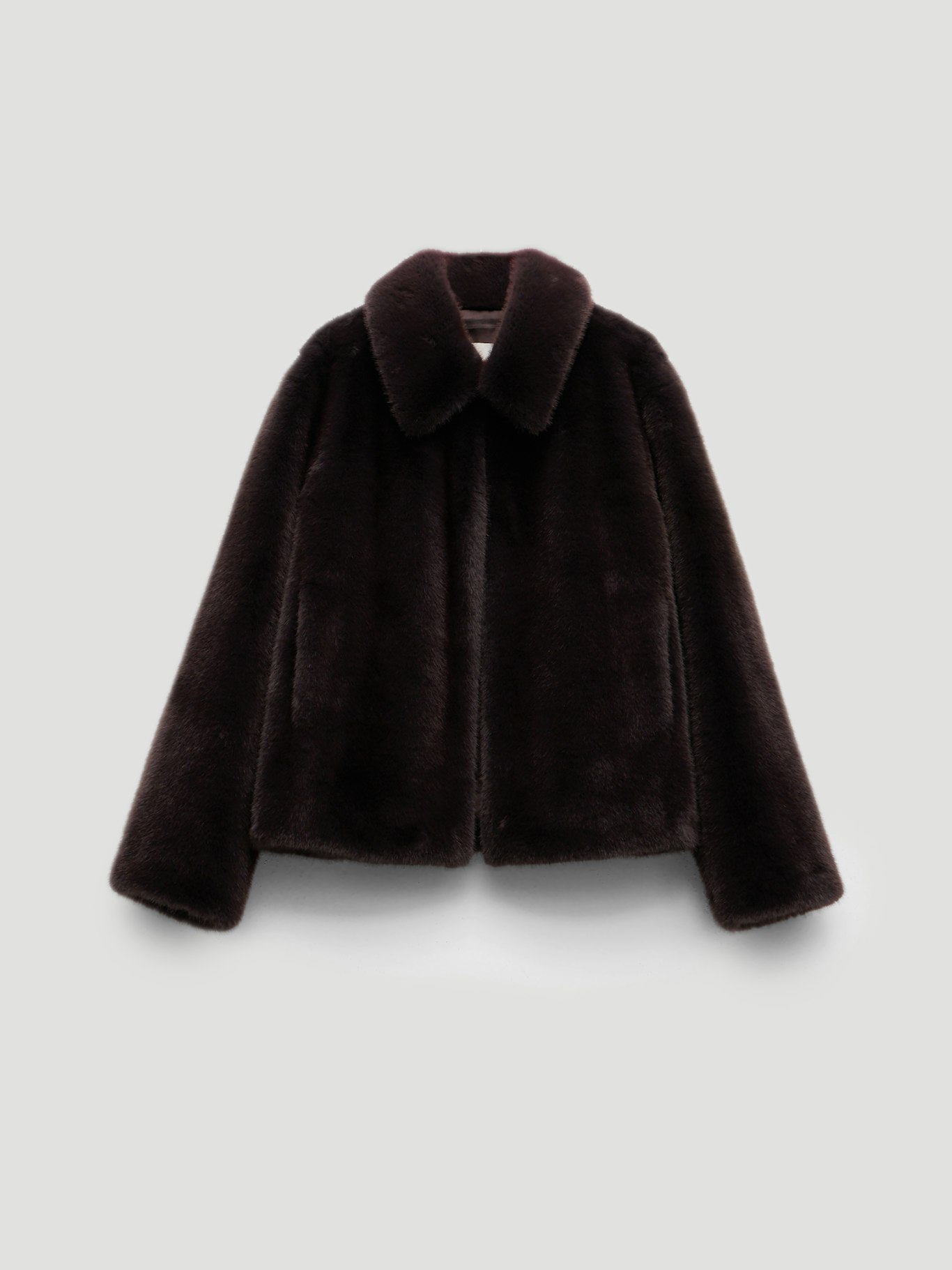 013909-4840-07 Freya Lined Faux Fur Coat
