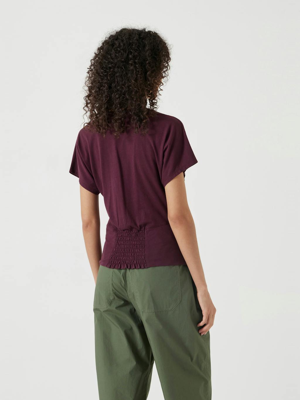 013281-3278-03 Grown On Sleeve V Neck T-Shirt