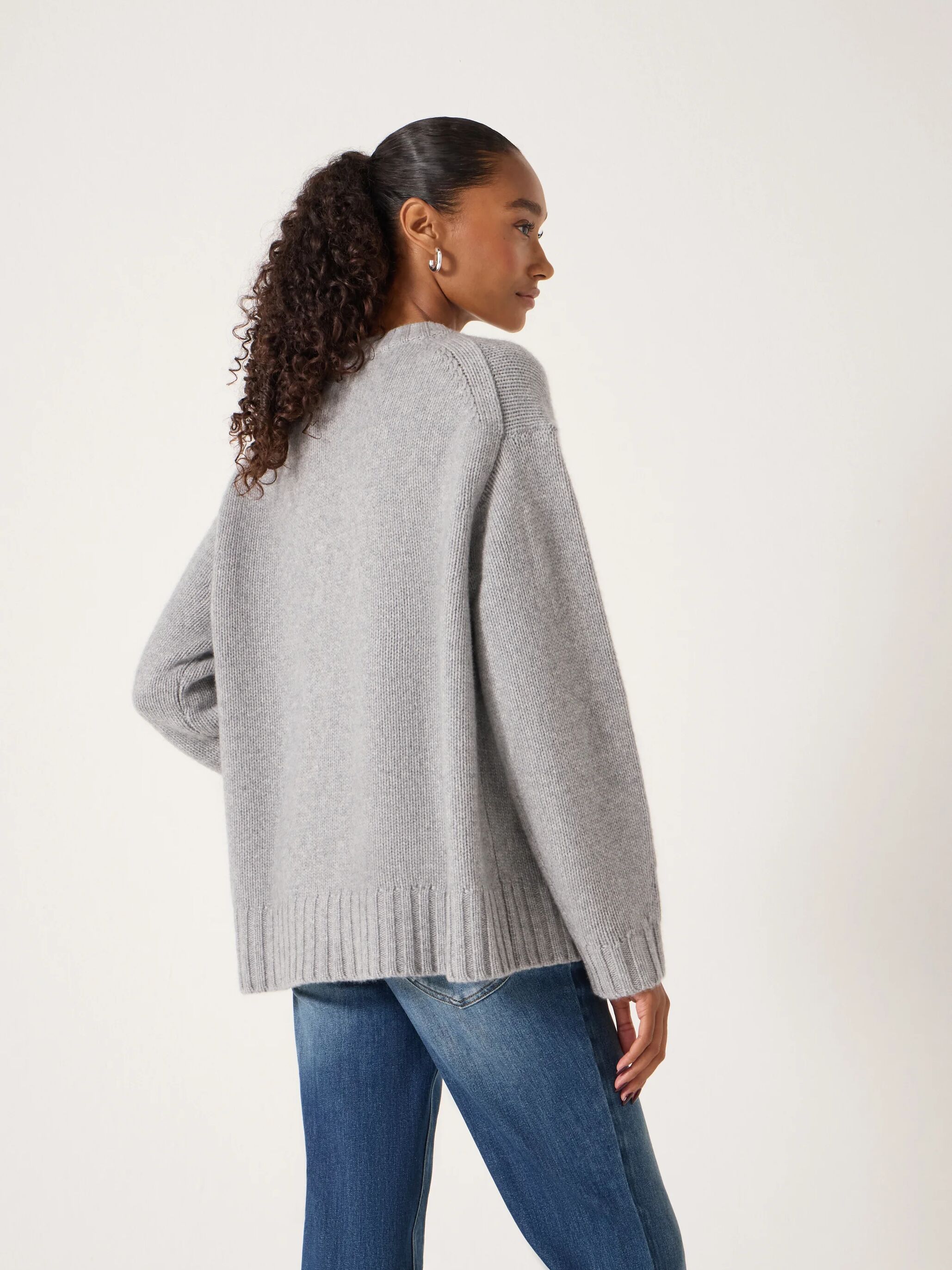 Cora Longline Chunky Cashmere Jumper