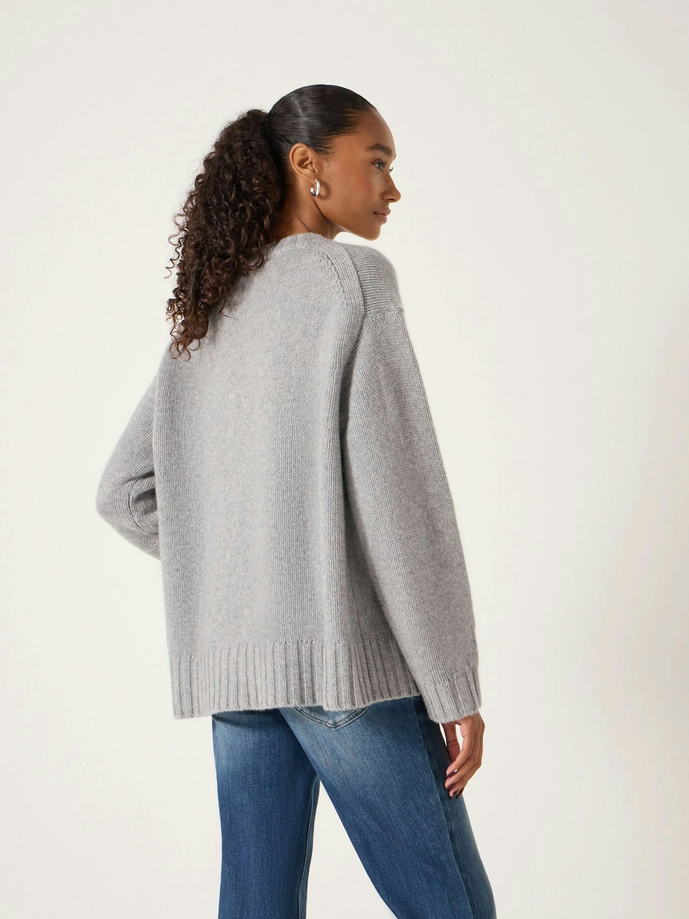 014161-2804-04 Cora Longline Chunky Cashmere Jumper