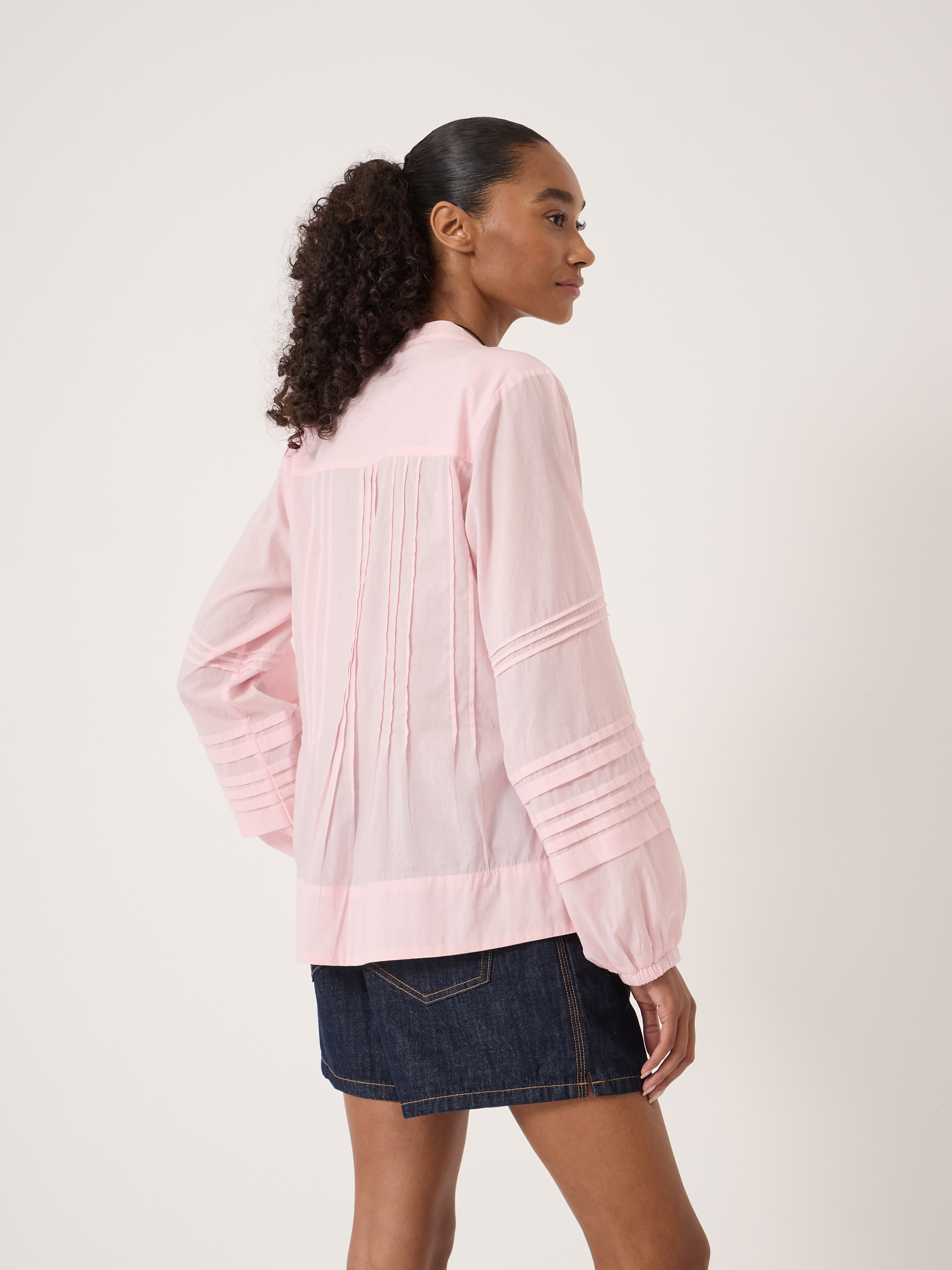 Fern Cotton Pintuck Detail Blouse