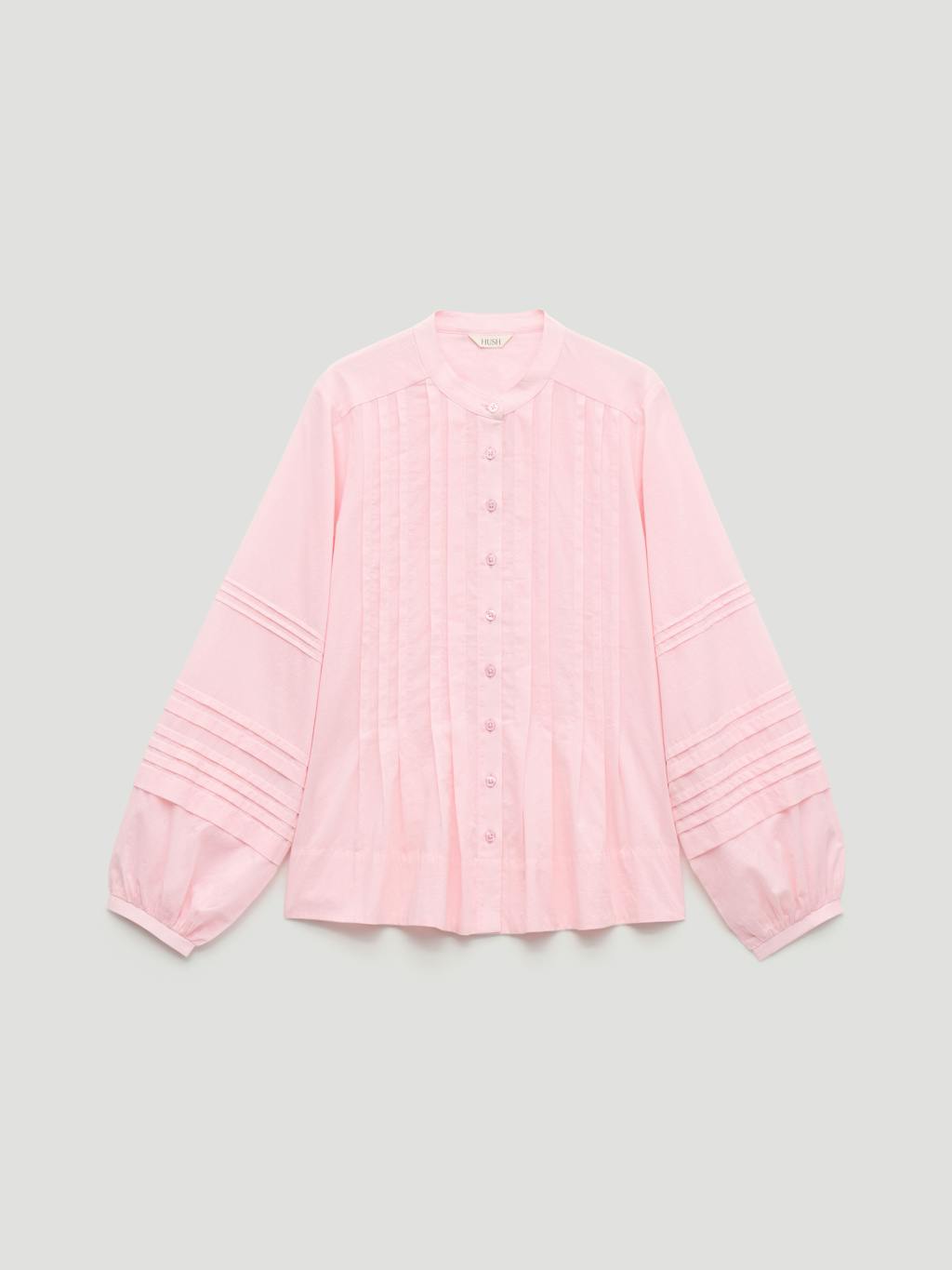 014487-1221-07 Fern Cotton Pintuck Detail Blouse