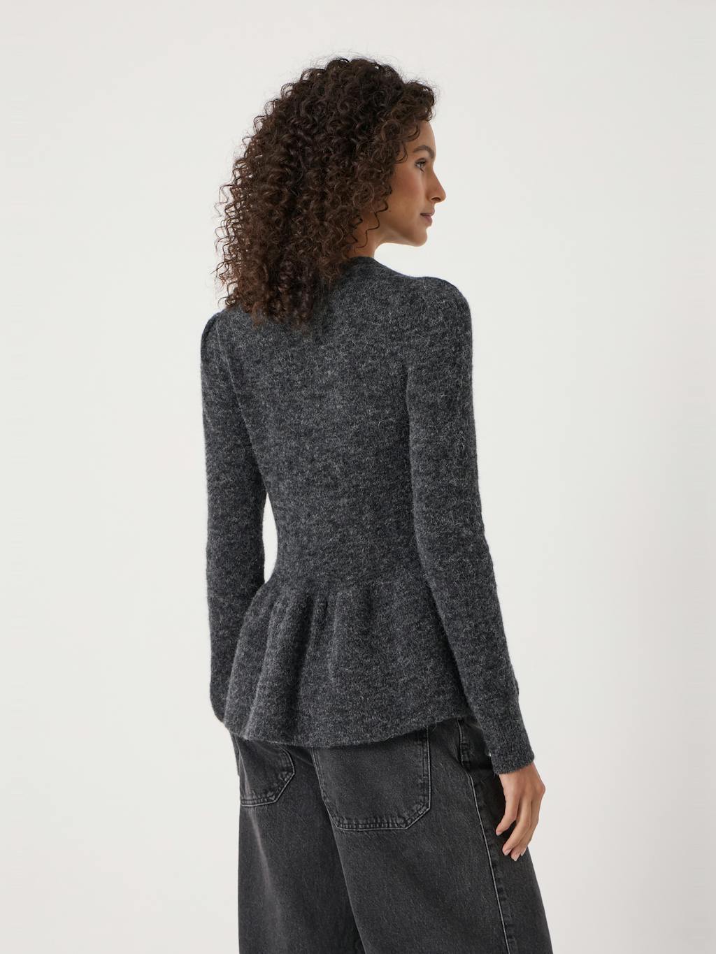 014361-2806-02 Wool Blend Peplum Top