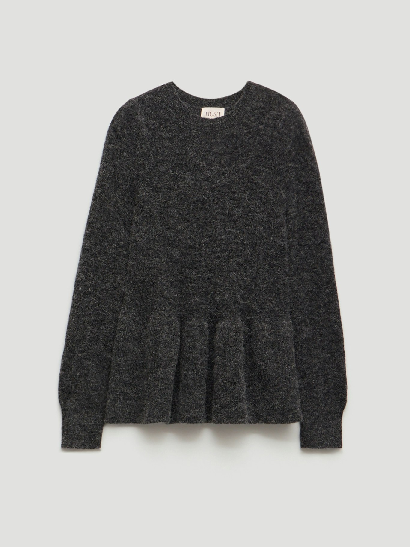 014361-2806-07 Wool Blend Peplum Top