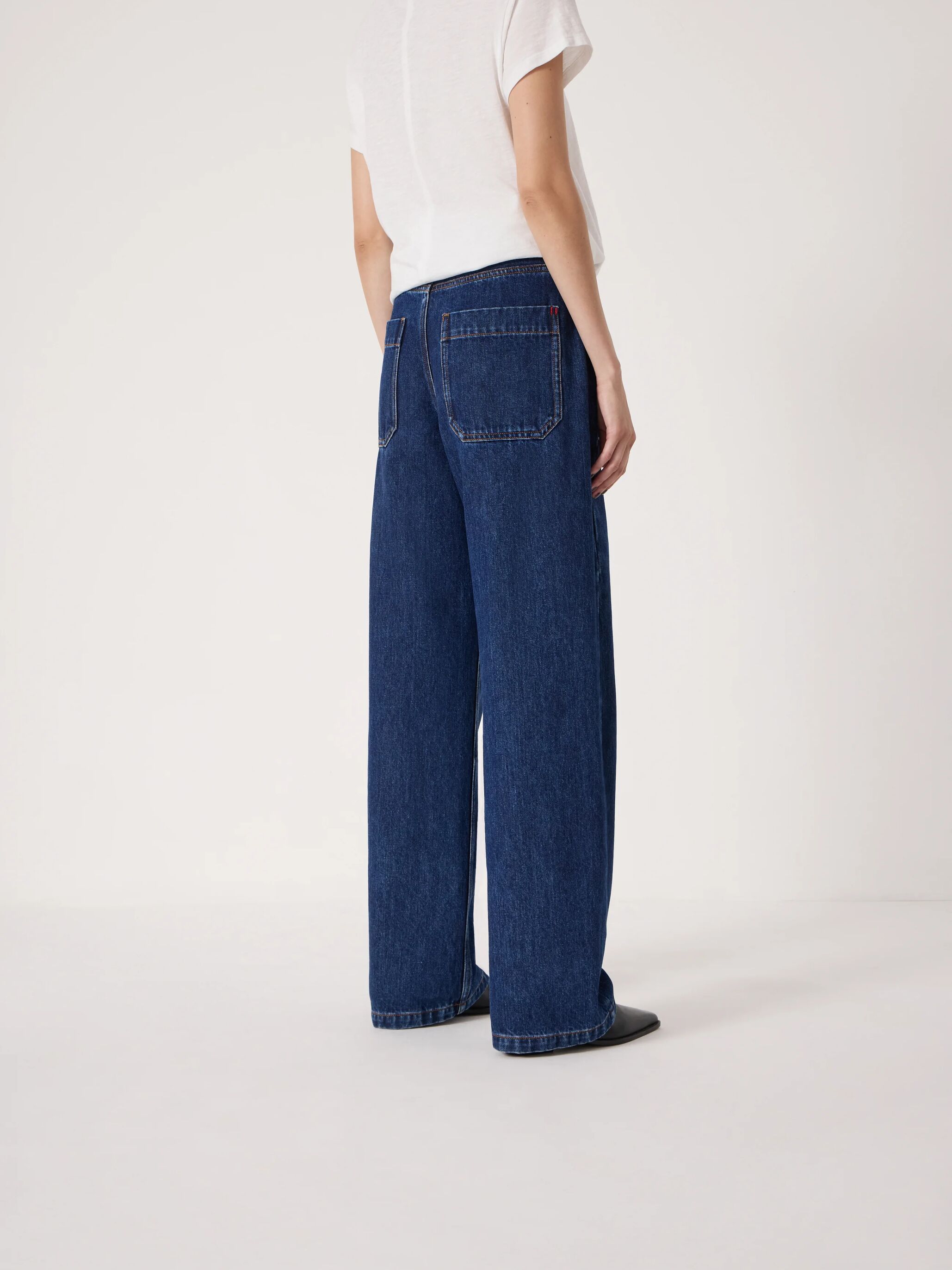 Saskia Straight Seamed Jeans