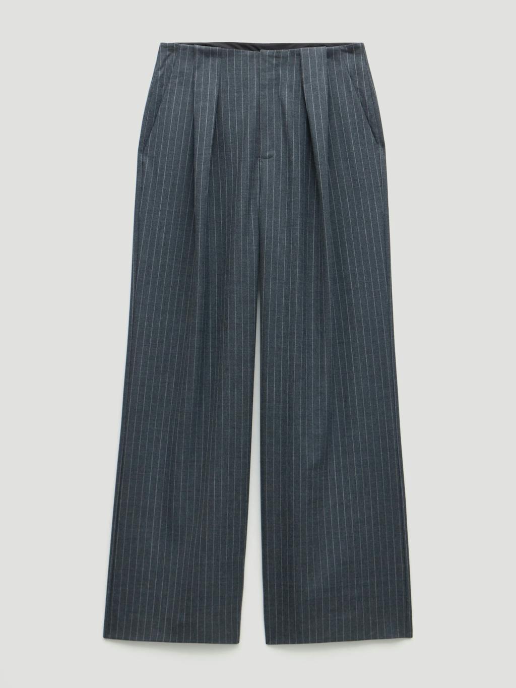 013705-0444-07 Adena Pinstripe Wide Leg Trousers