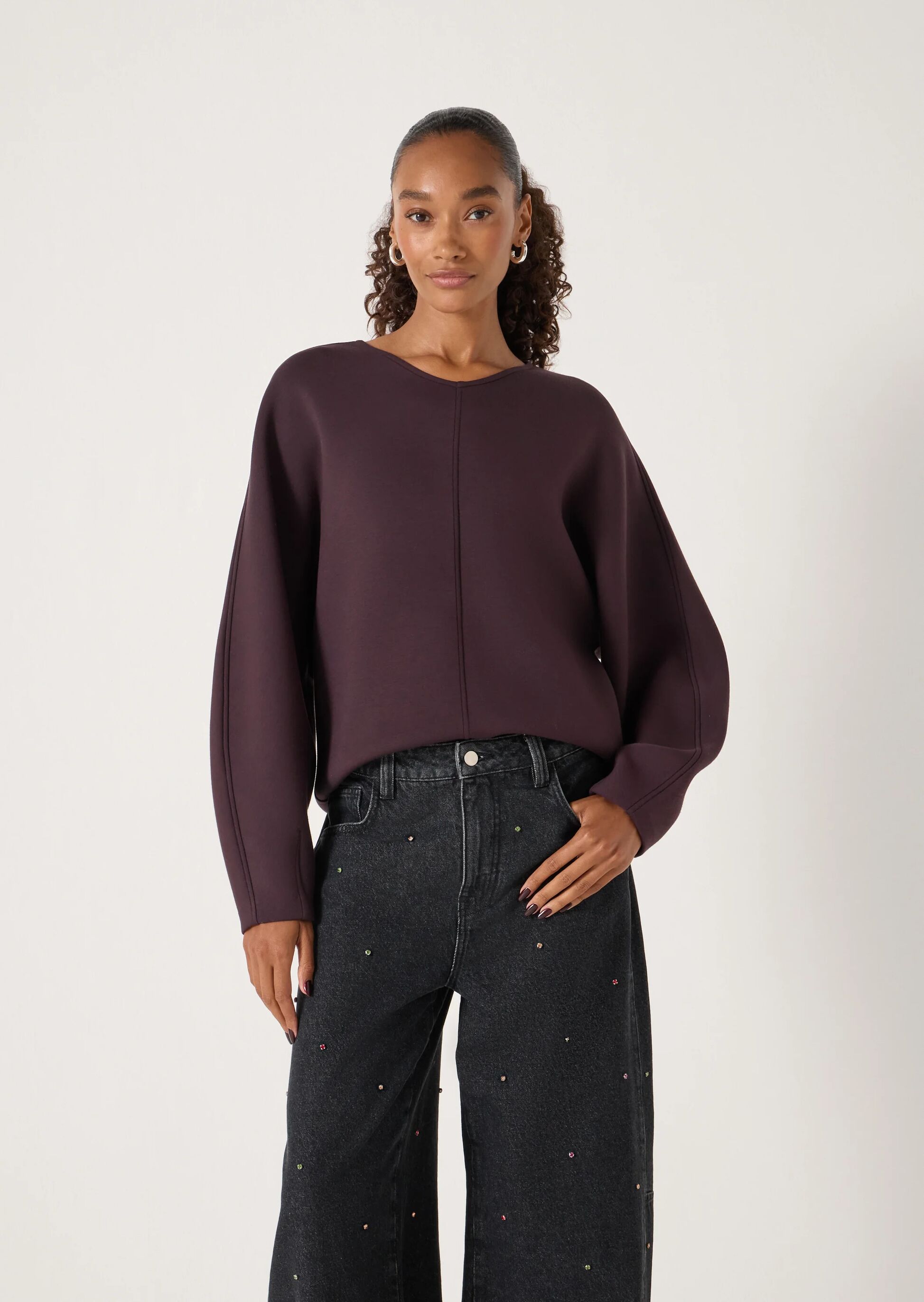 Barrel Sleeve Sweatshirt