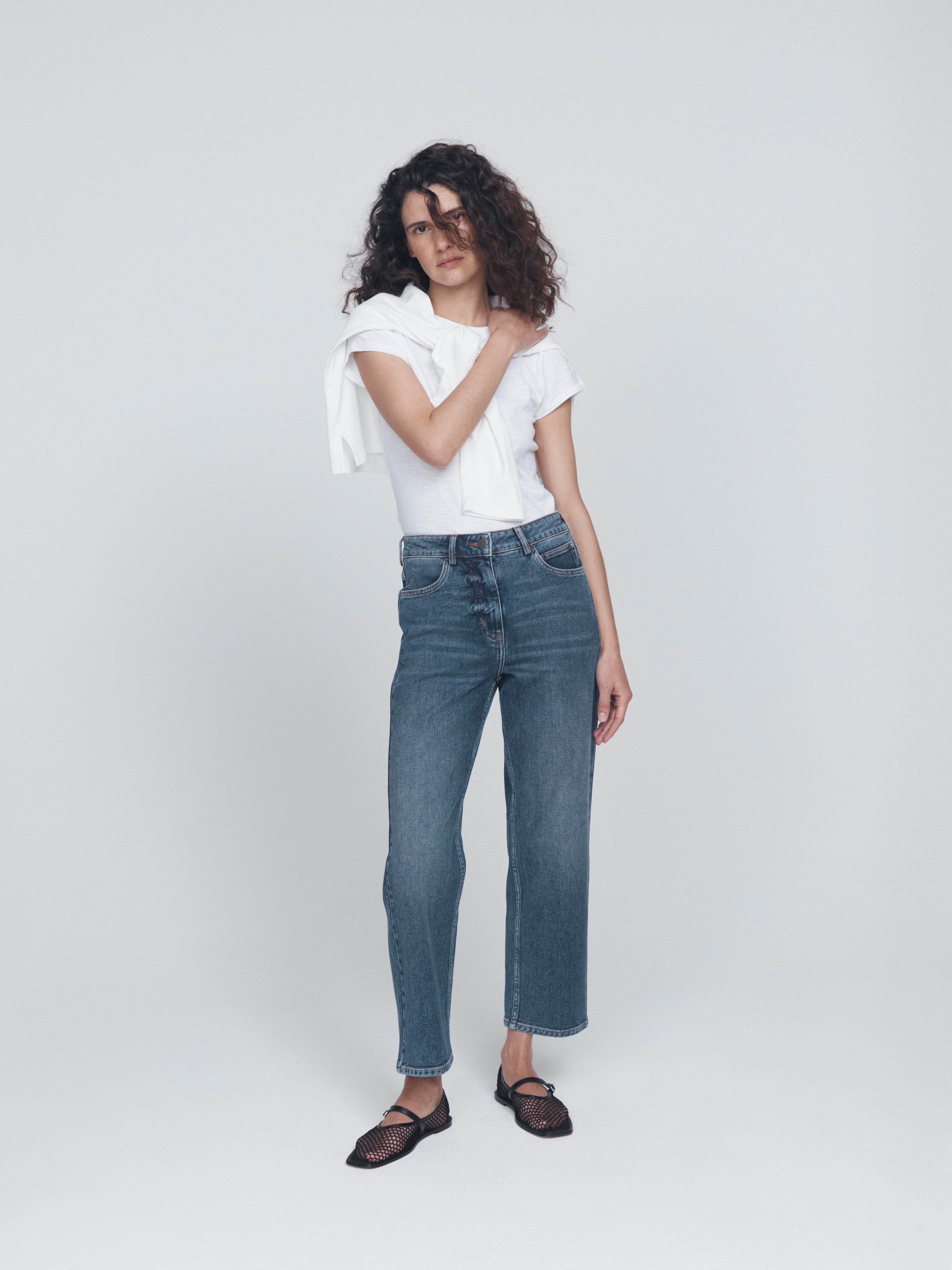 Nina Straight Crop Jeans