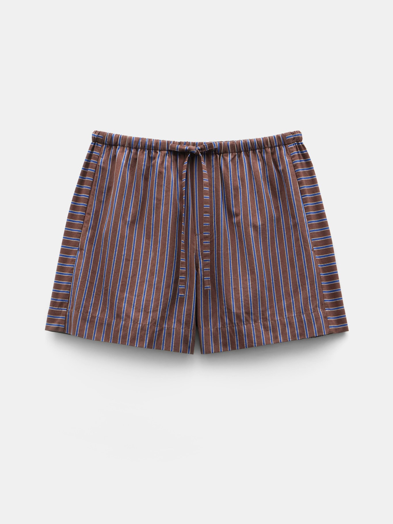 012985-0083-07 Margot Cotton Poplin Stripe Pull On Boxer Shorts