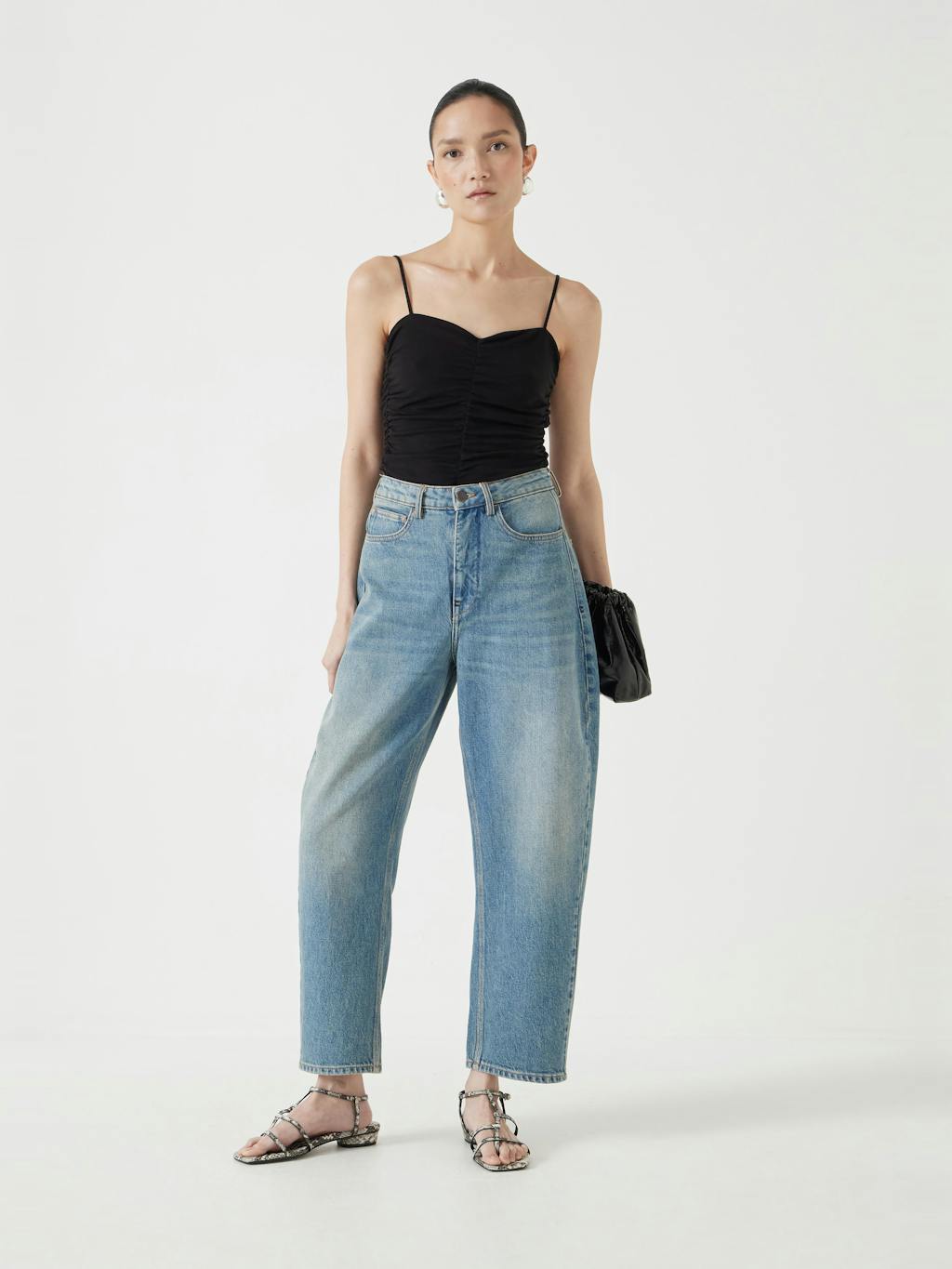 012909-0463-02 Ruched Front Cami