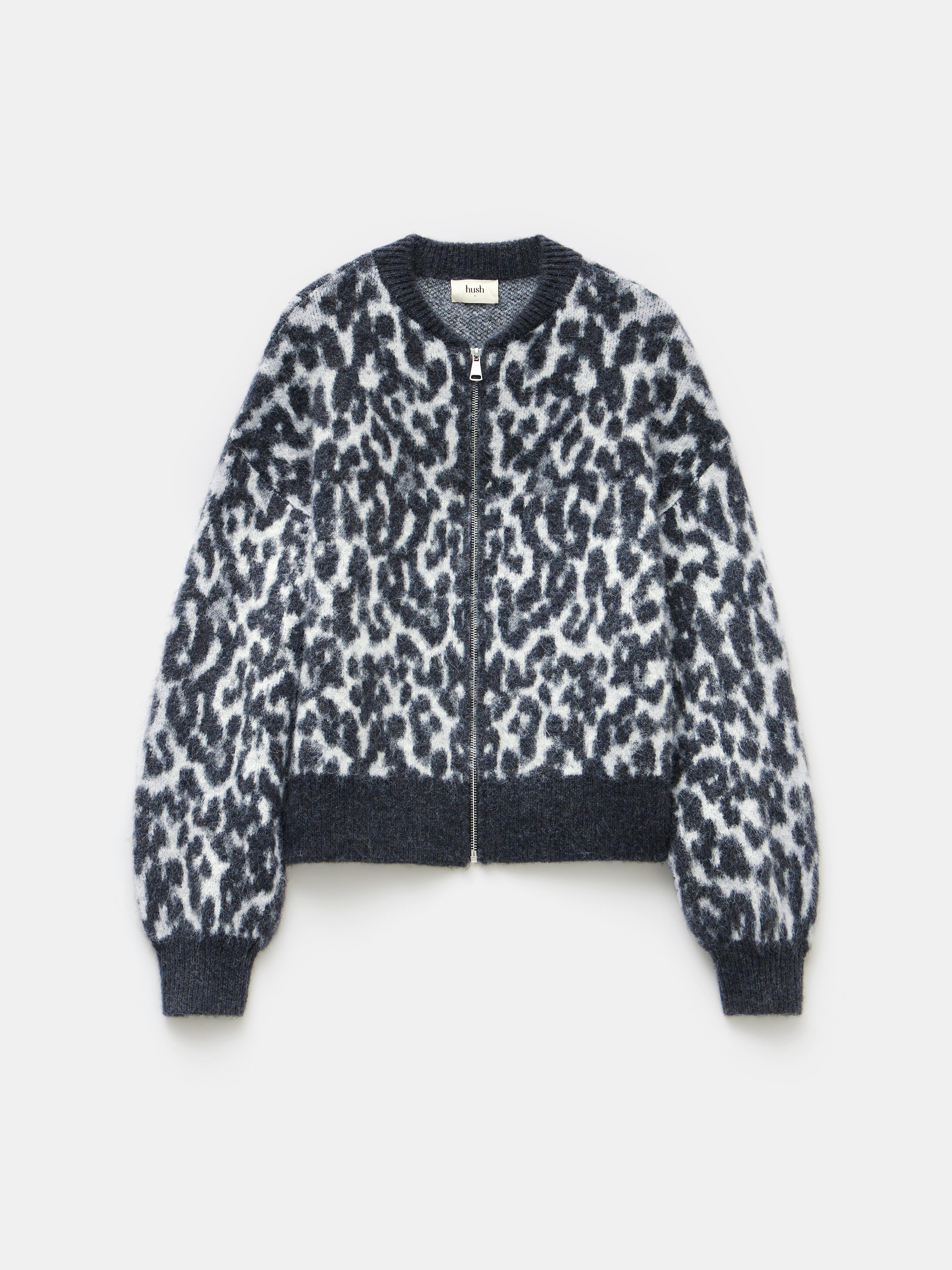 Susie Brushed Animal Bomber Jacket