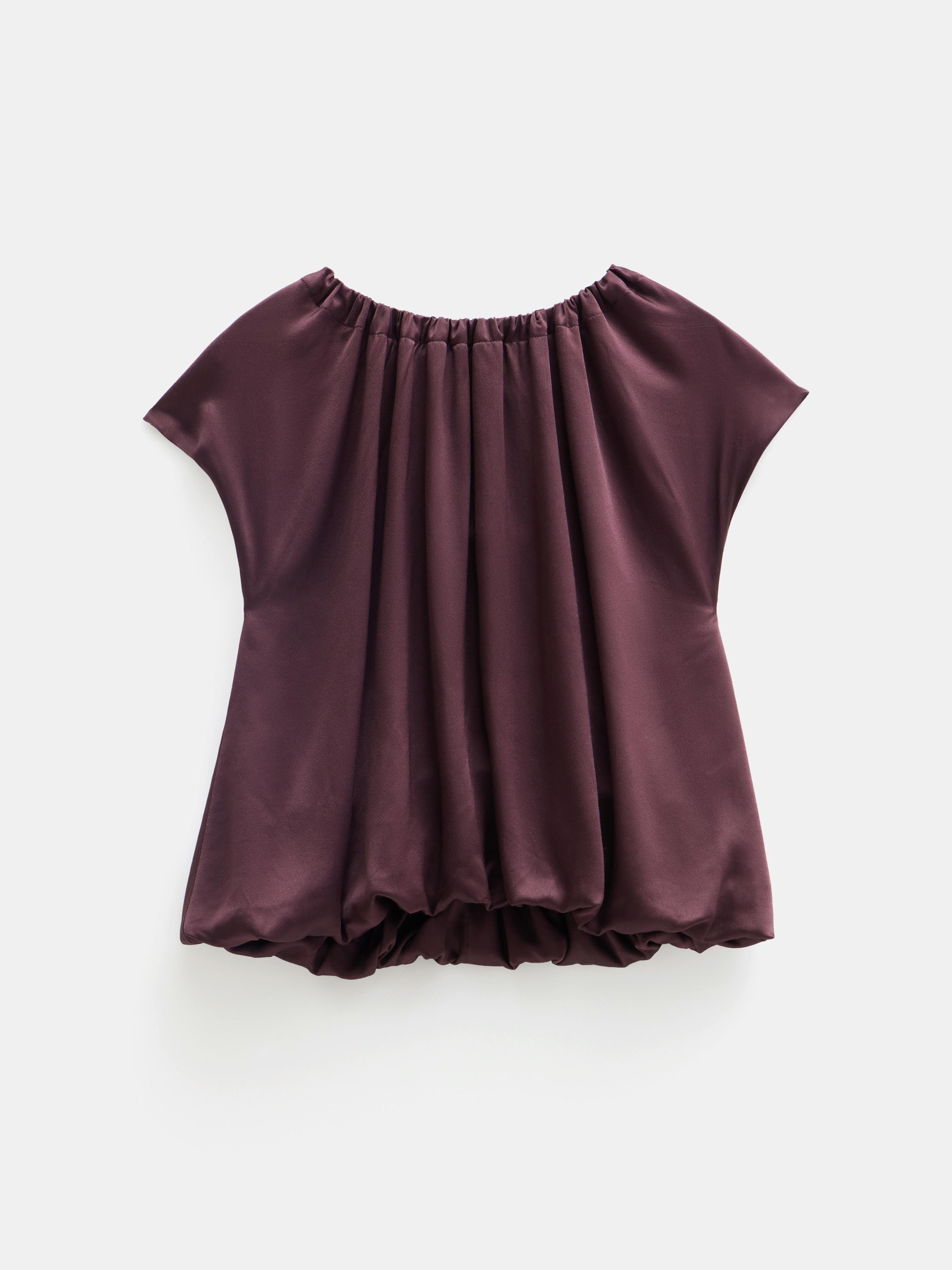 Satin Circular Top
