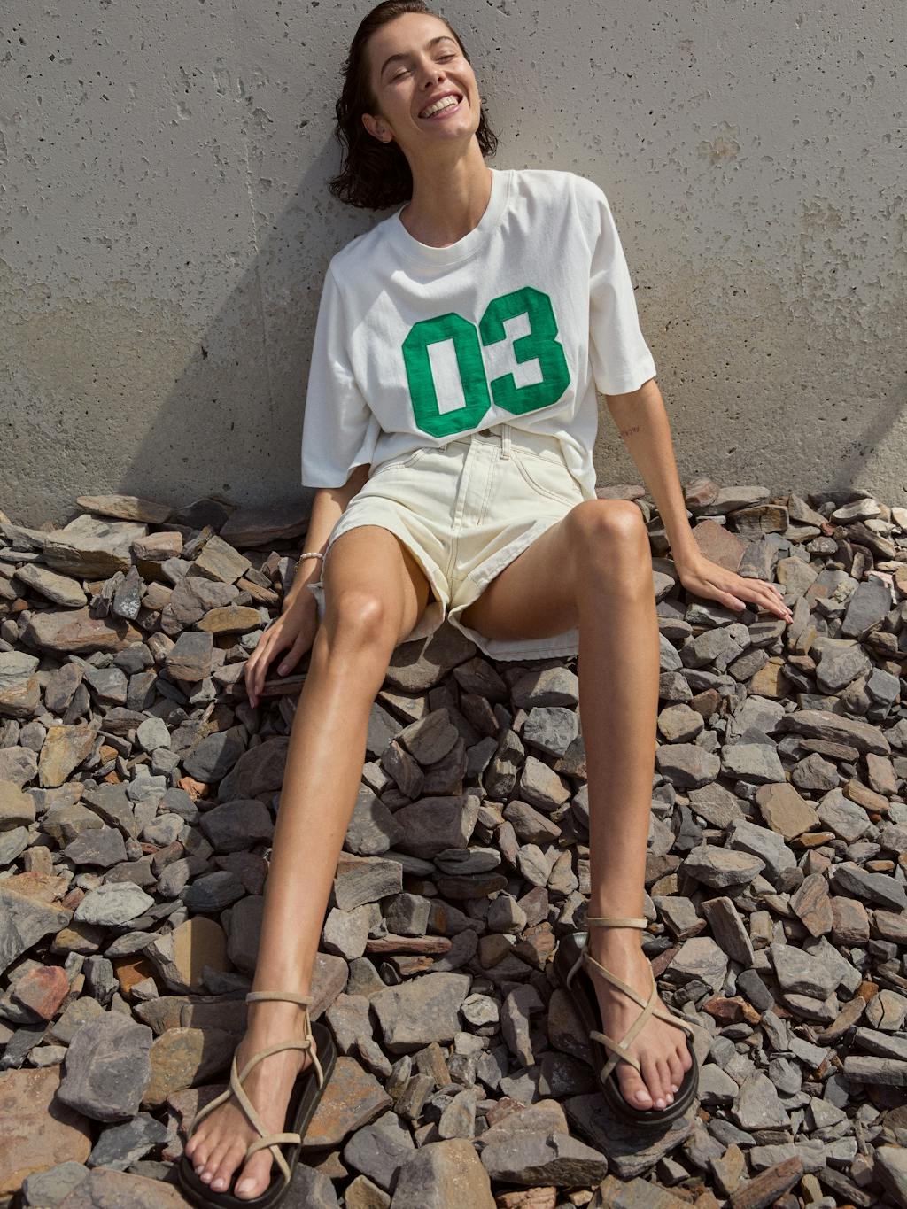 013020-0004-10 Collegiate Graphic Cotton T-Shirt