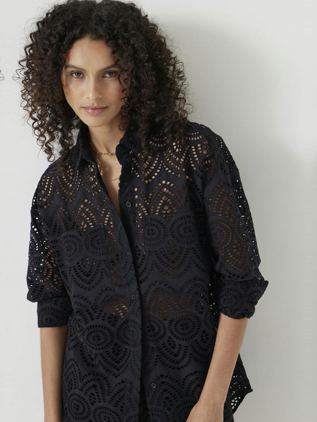 013042-0456-01 Cotton Broderie Shirt