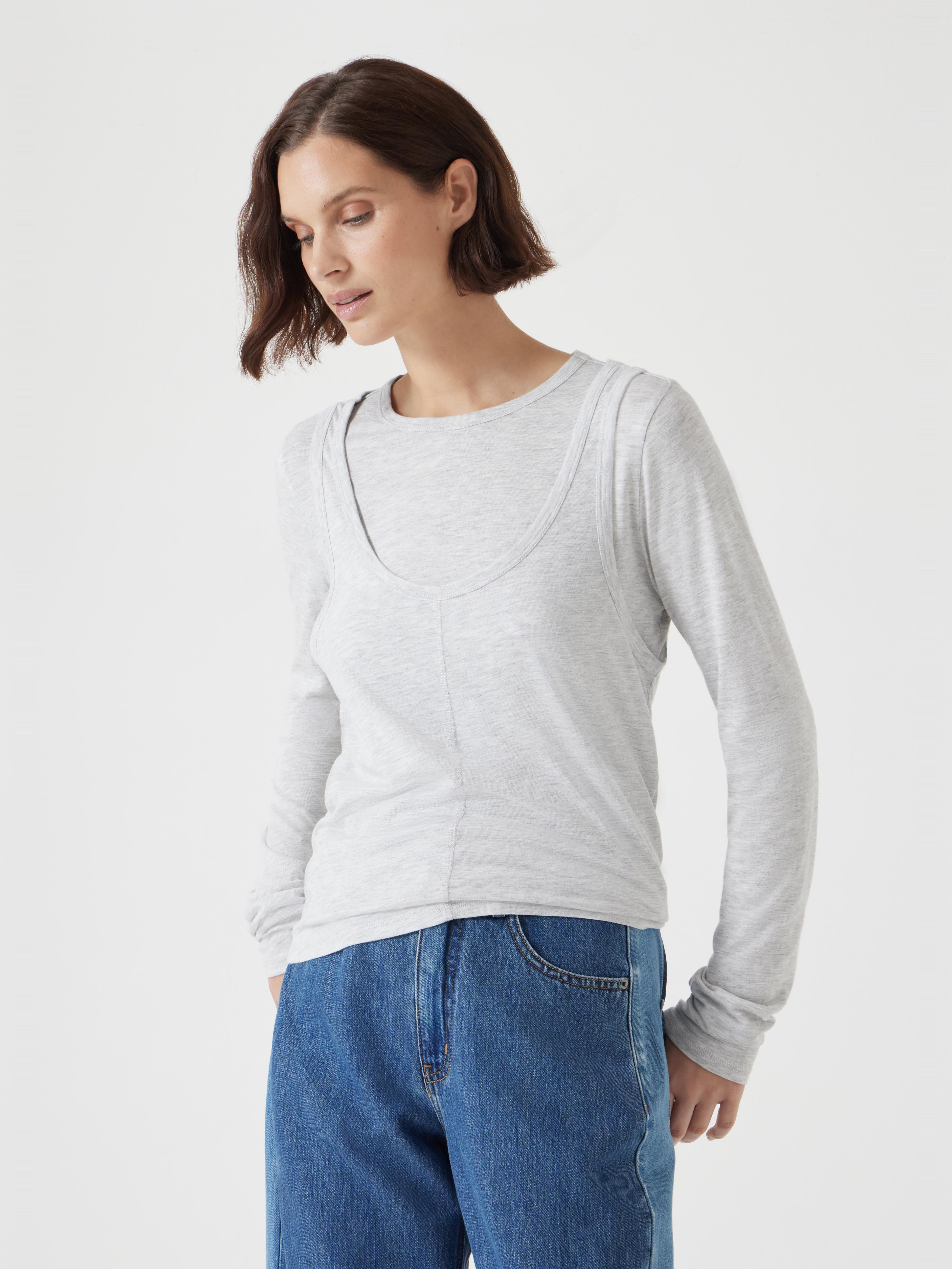 Double Layer Long Sleeve Top