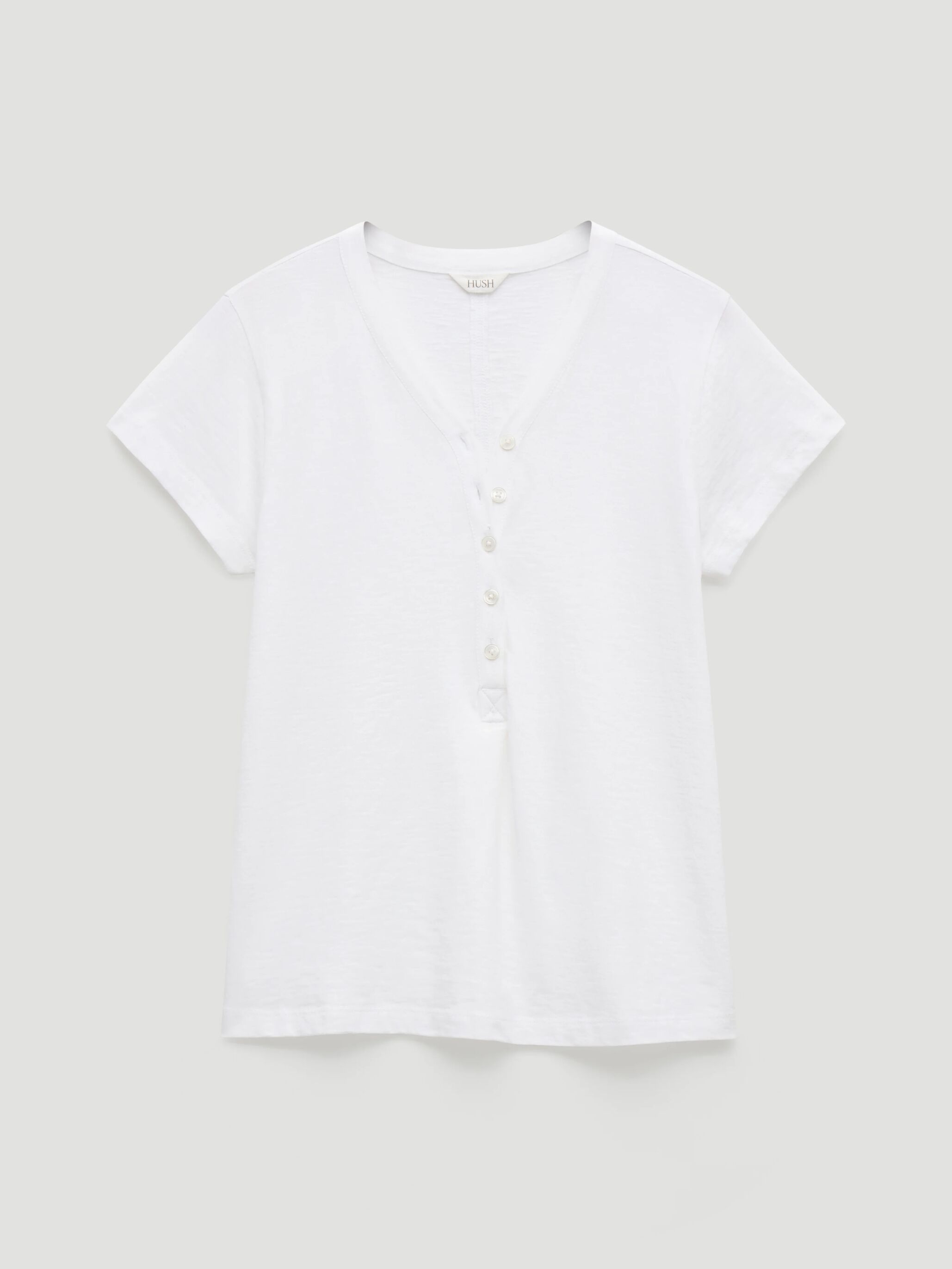 Roe Cotton Slub Henley T-Shirt