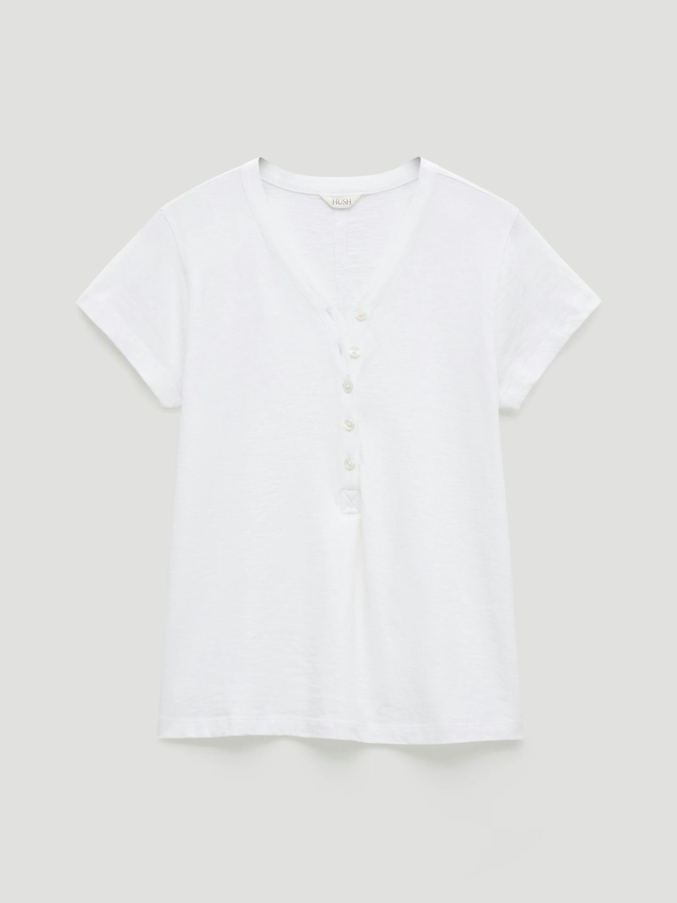 015317-0001-07 Roe Cotton Slub Henley T-Shirt