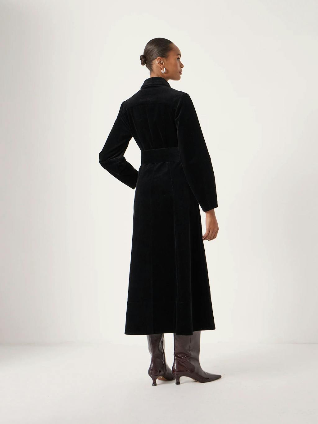 013789-0456-02 Cotton Cord Midi Dress