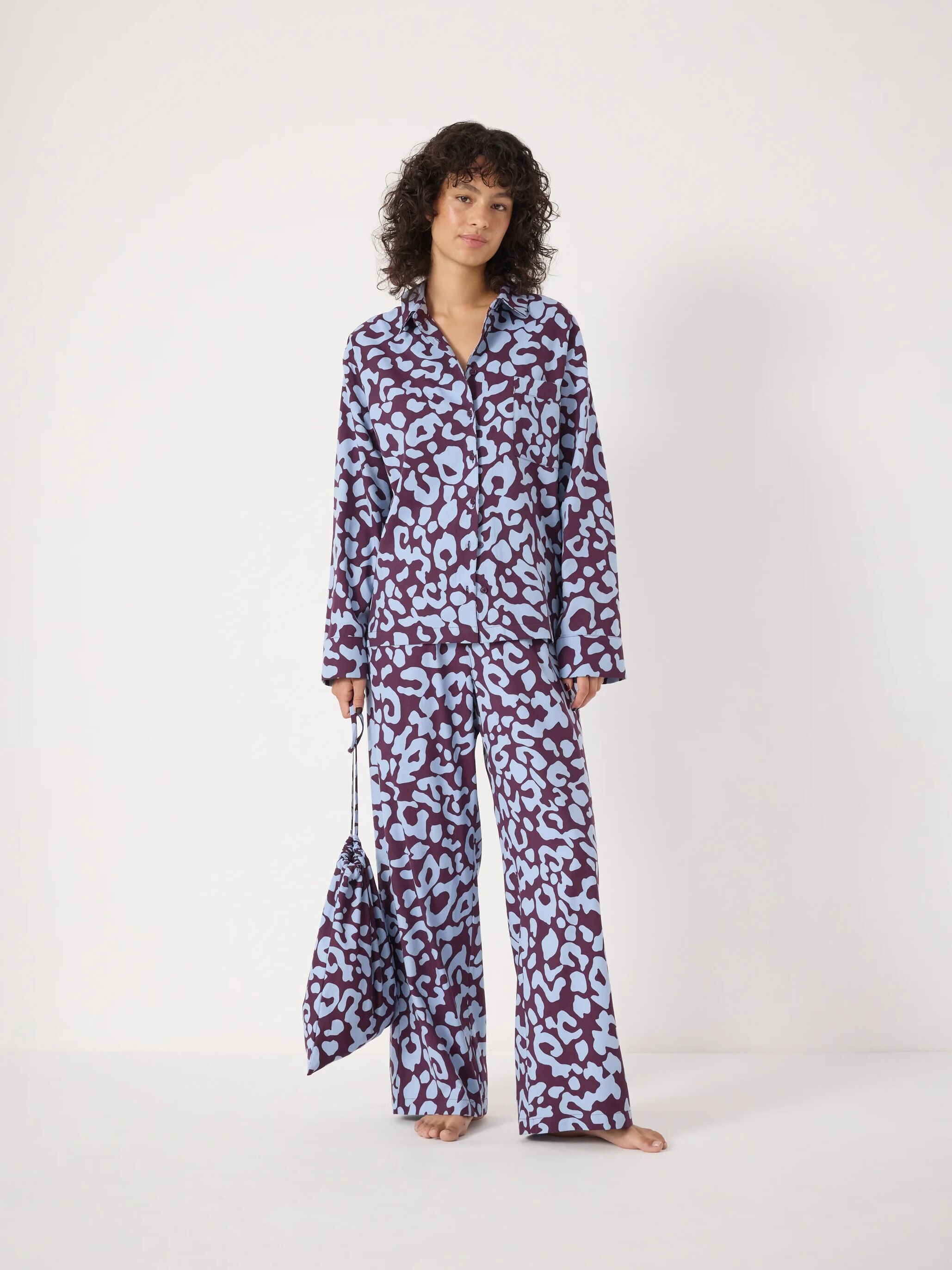 Brushed Cotton Animal Print Pyjamas