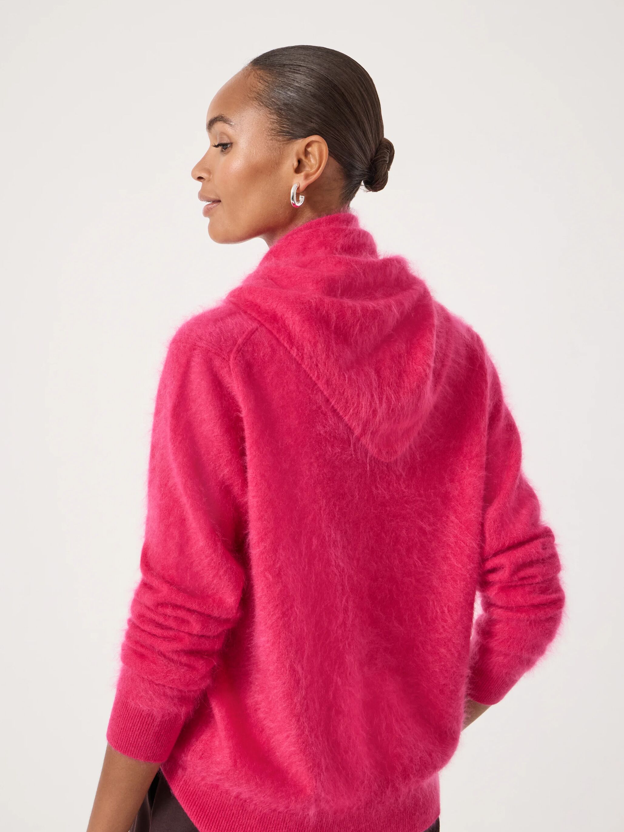 Brushed Cashmere Triangle Scarf