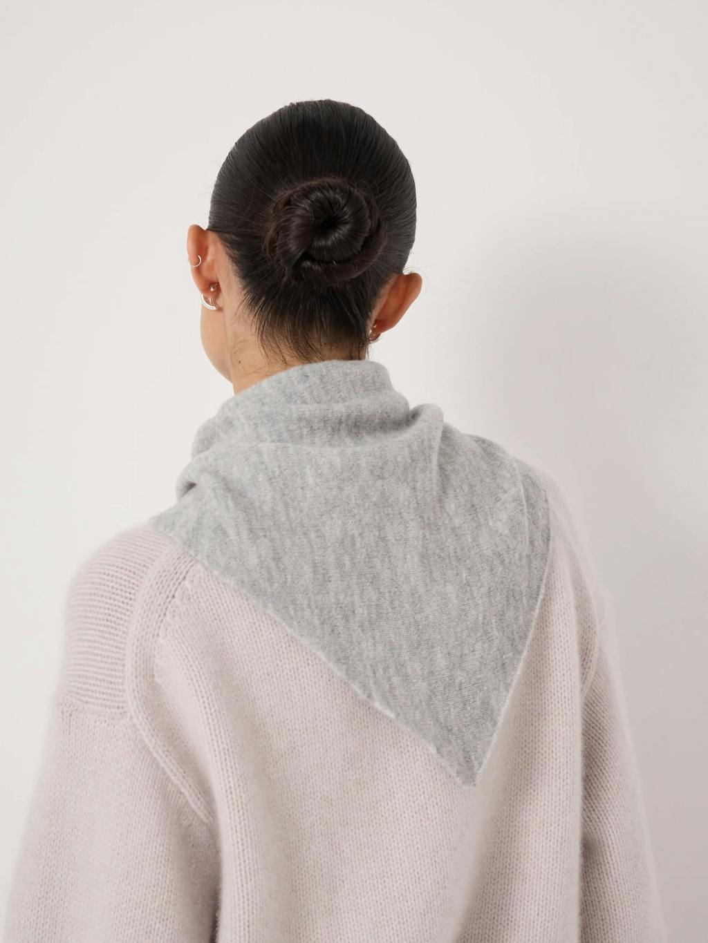 014337-2804-02 Wool Blend Triangle Scarf