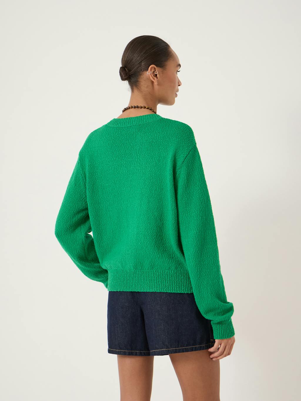 014711-2157-03 Hallie Crew Neck Star Graphic Jumper