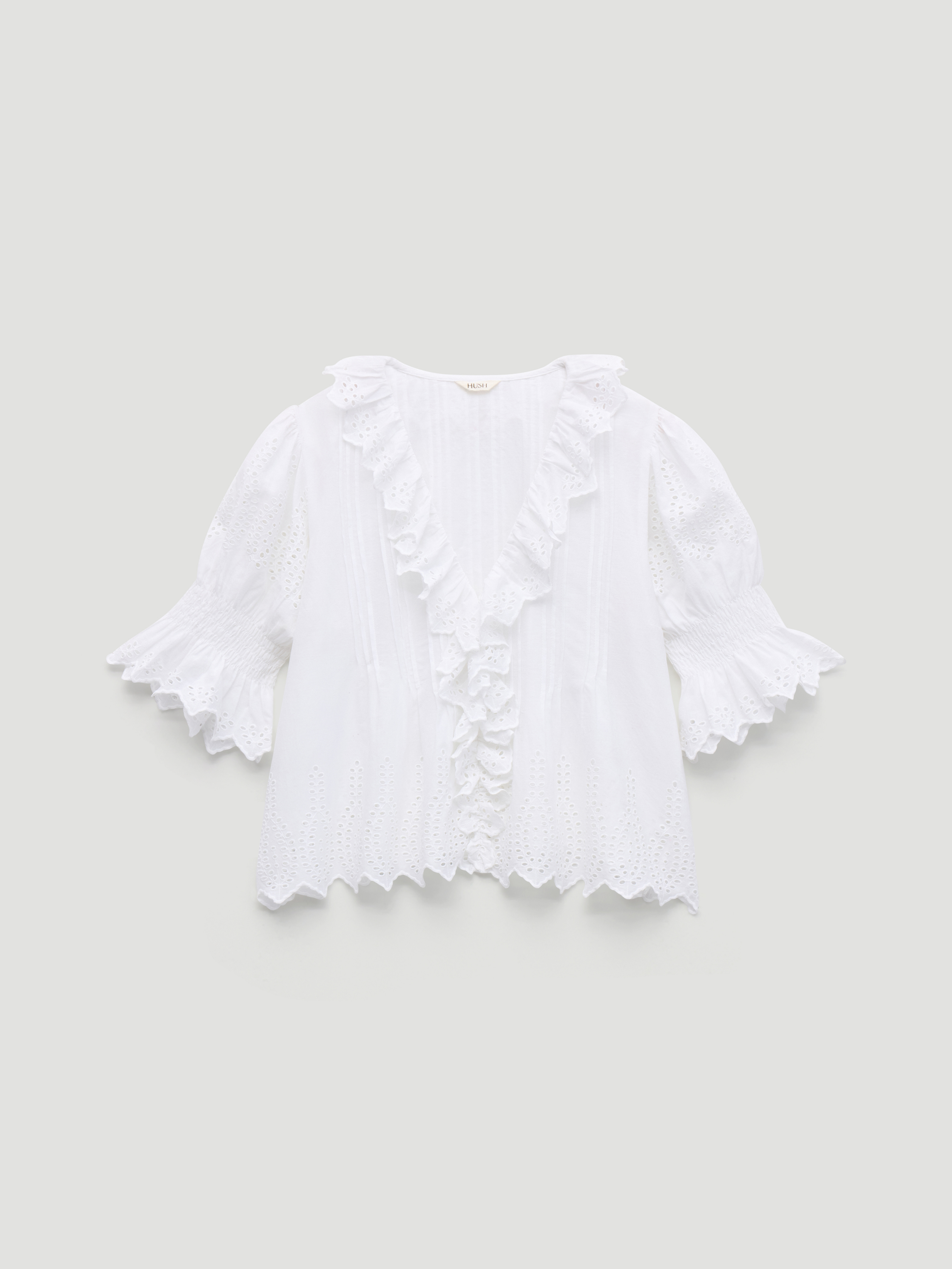 Koa Cotton Broderie Blouse