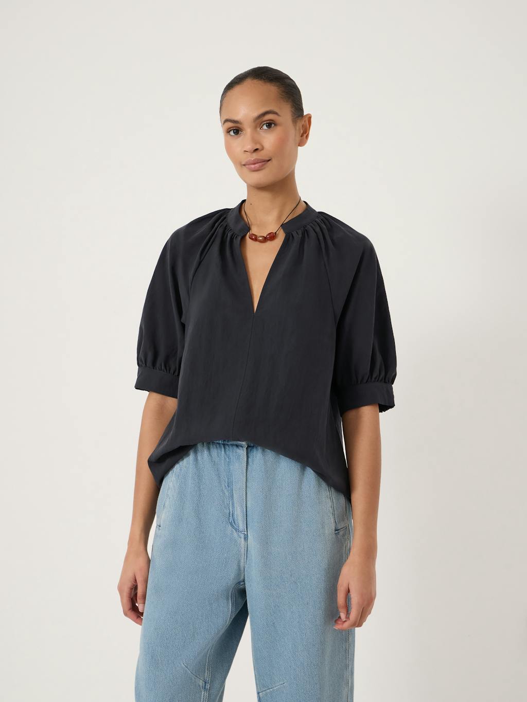 014620-1658-01 Valery Short Sleeve Blouse