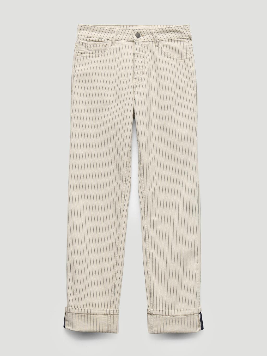 015237-2899-07 Agnes 2.0 Stripe Turn Up Jeans