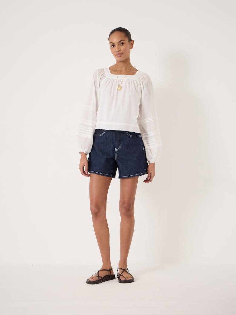 Essential Denim Stretch Shorts