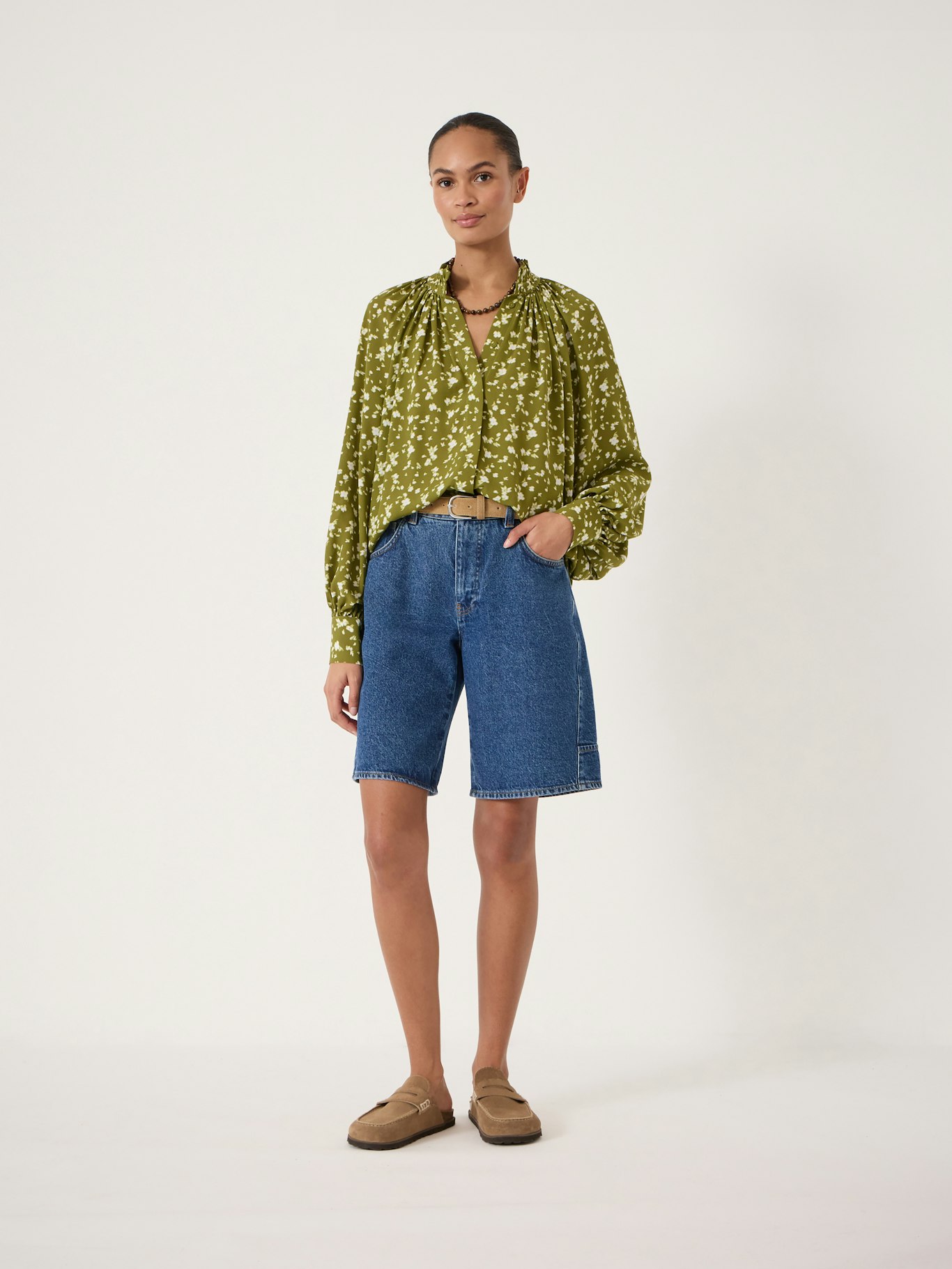 013721-4897-02 Fleur Floaty Chiffon Blouse
