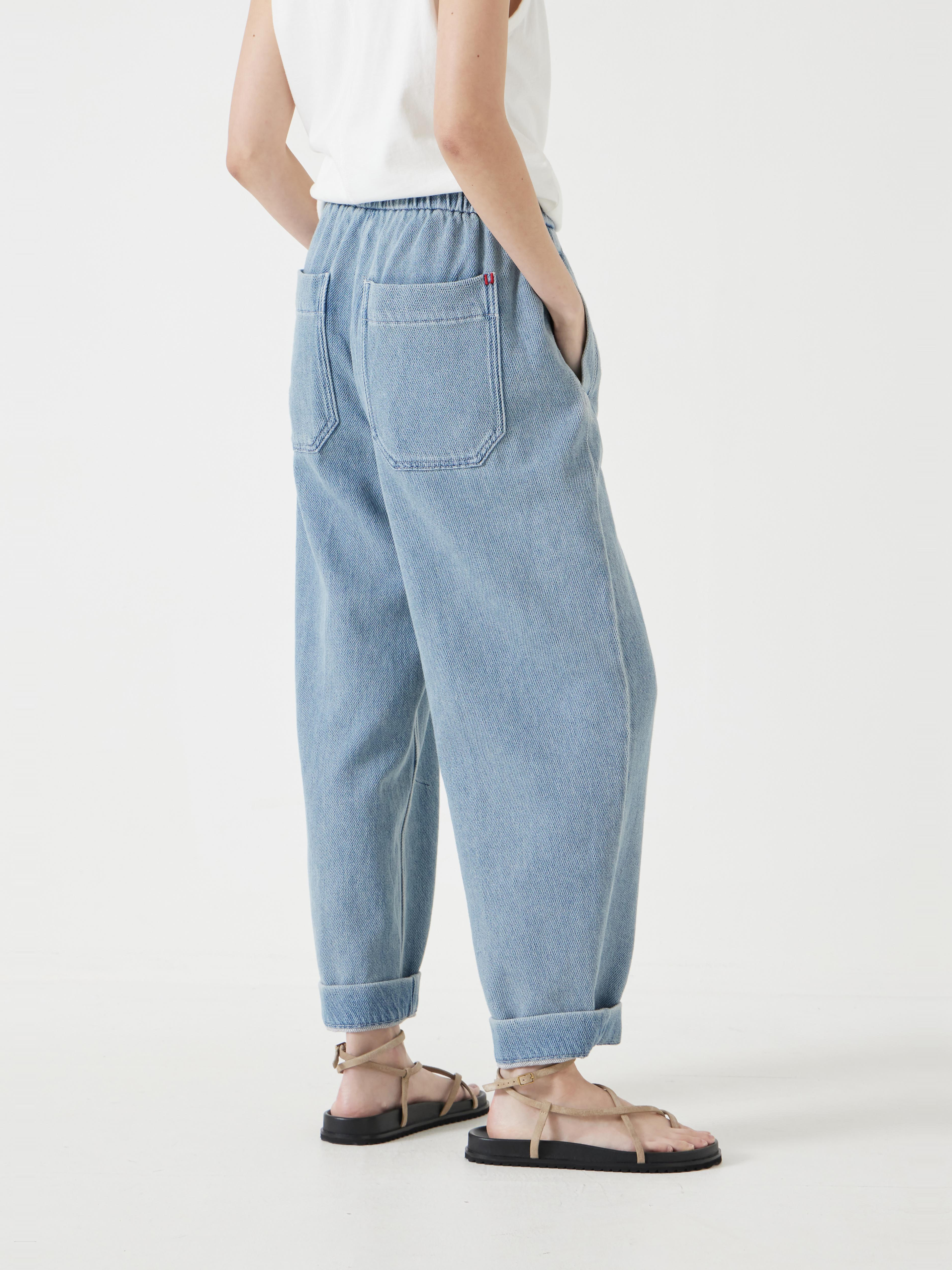 Supersoft Denim Barrel Leg Jeans