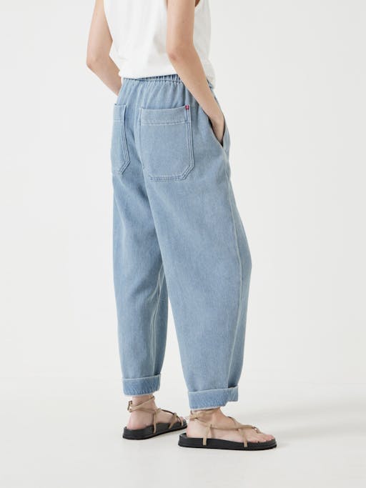 Supersoft Denim Barrel Leg Jeans