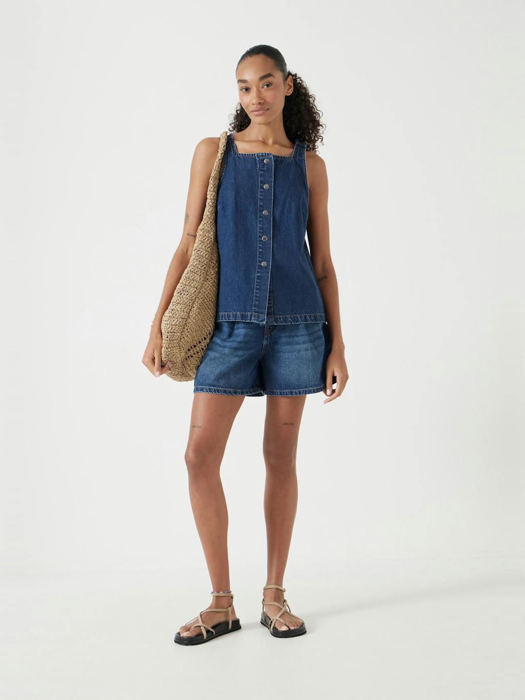 013177-2797-02 Denim Waistcoat