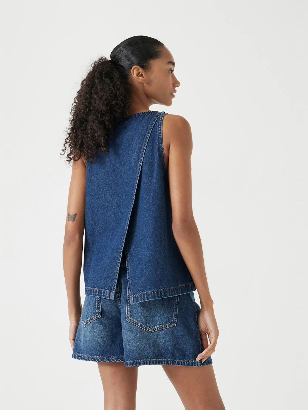 013177-2797-03 Denim Waistcoat