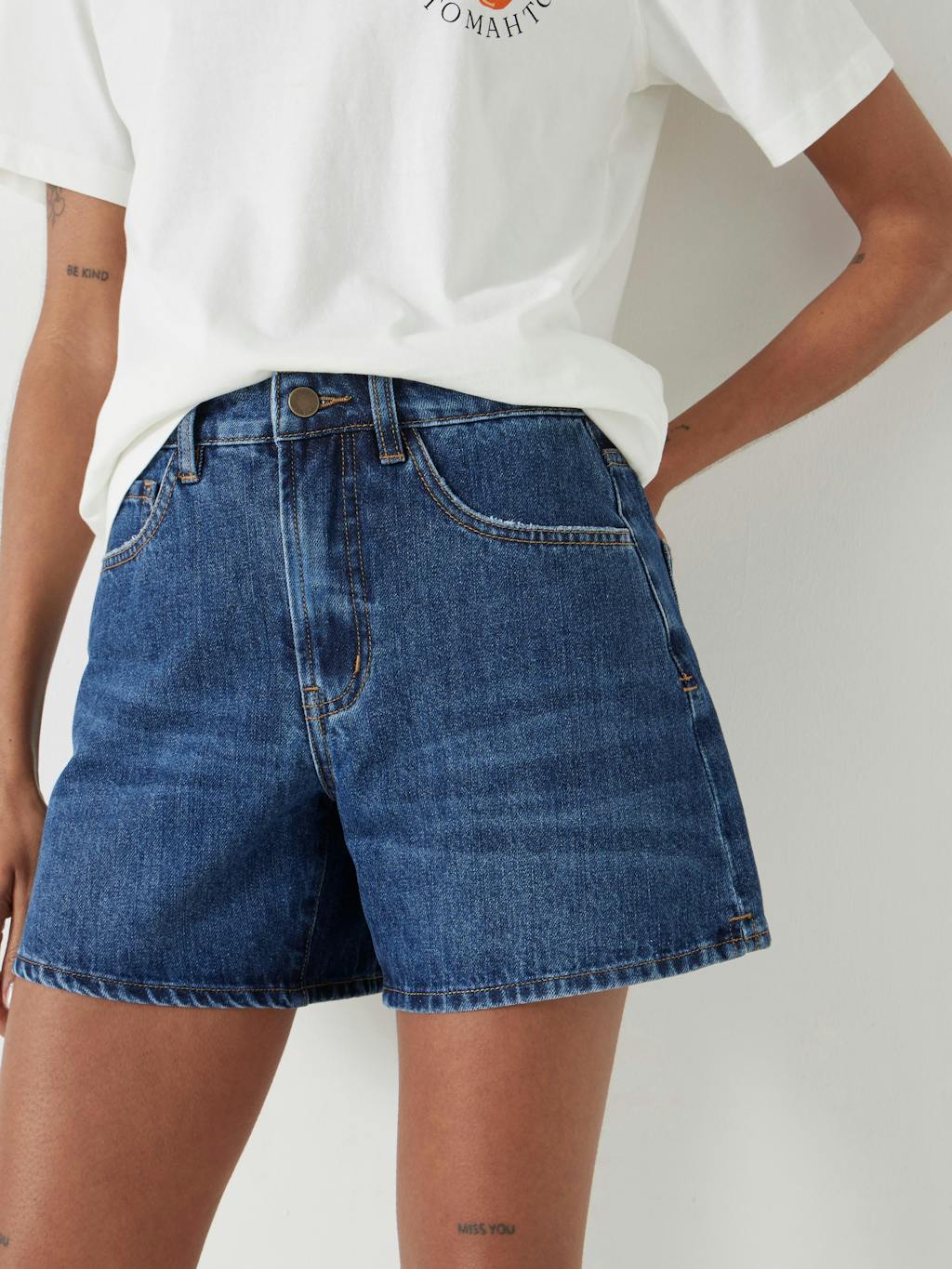 013459-3146-04 Essential Denim Shorts