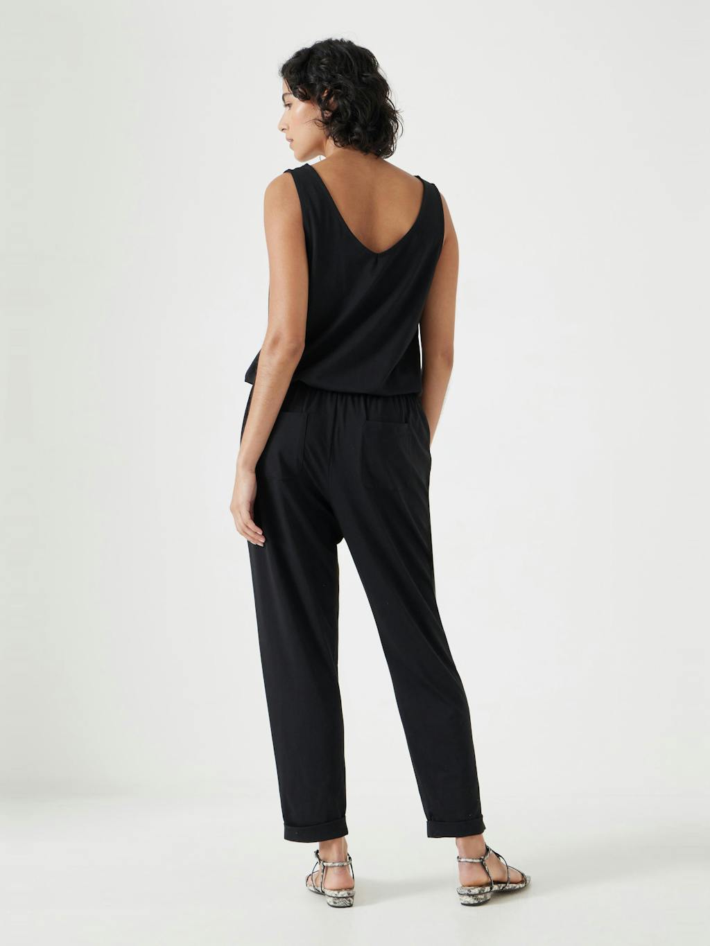 013551-2809-03 Cropped Jersey Jumpsuit